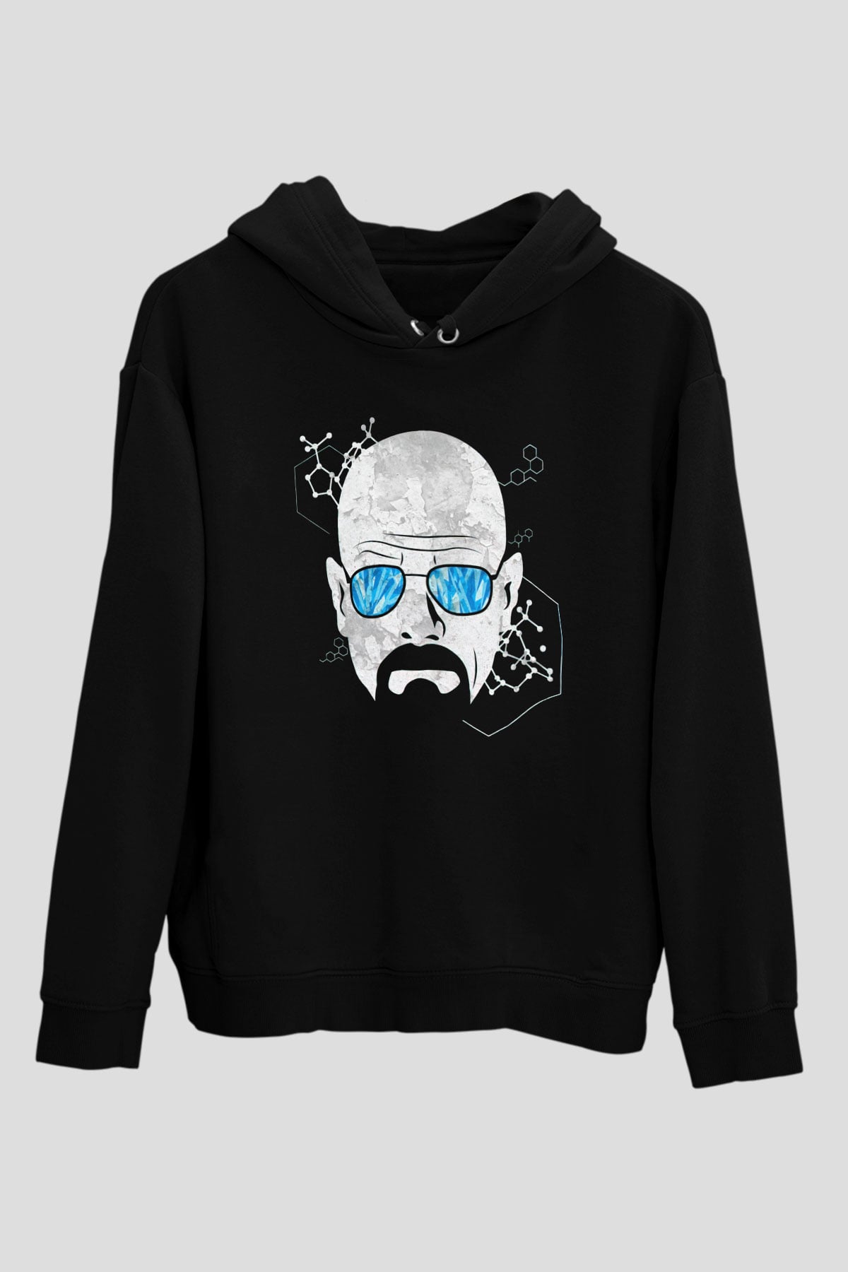 Breaking Bad Heisenberg Siyah Unisex Hoodie