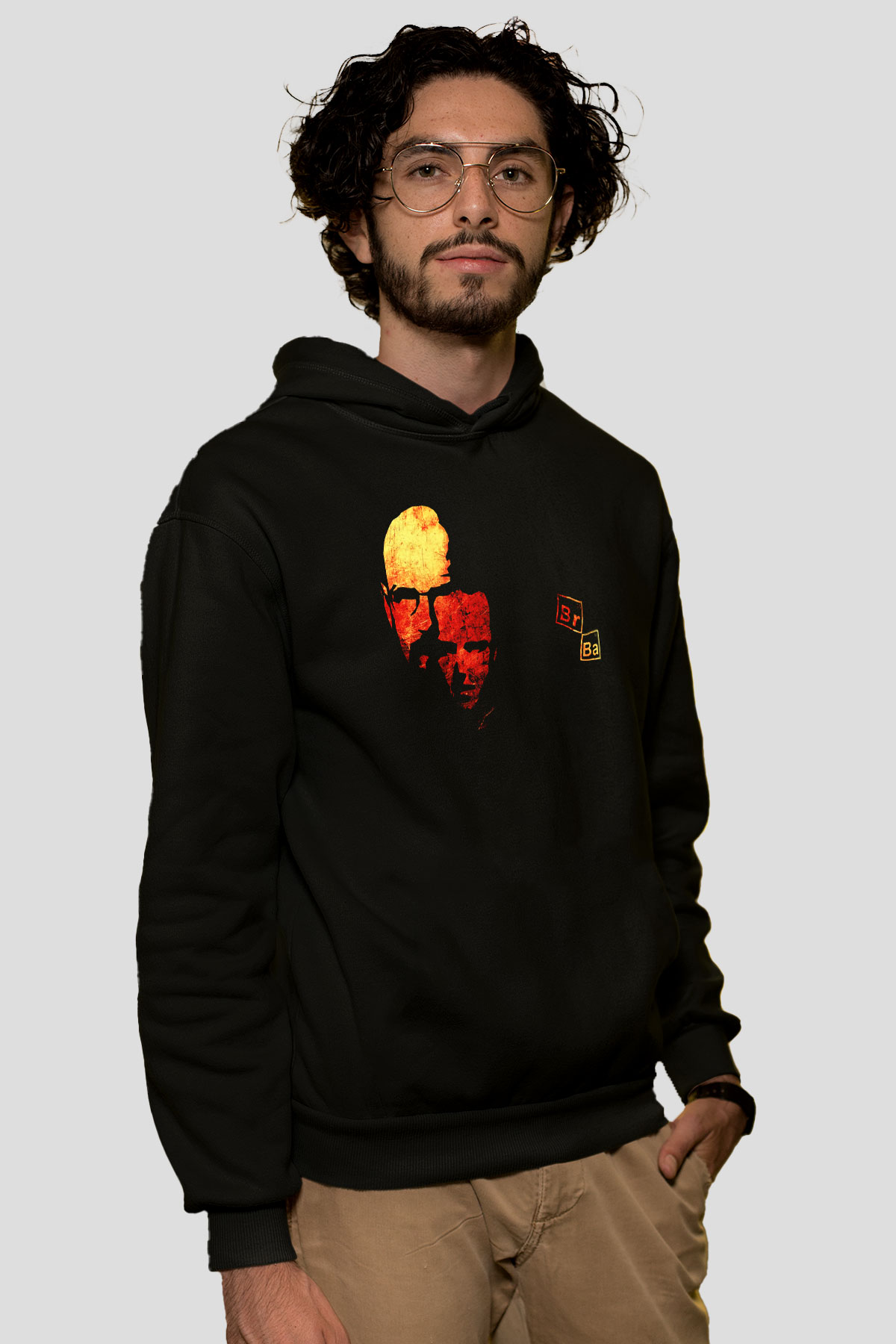 Breaking Bad Heisenberg Siyah Unisex Hoodie