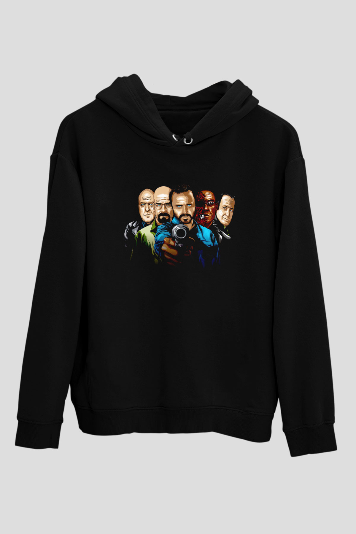 Breaking Bad Heisenberg Siyah Unisex Hoodie