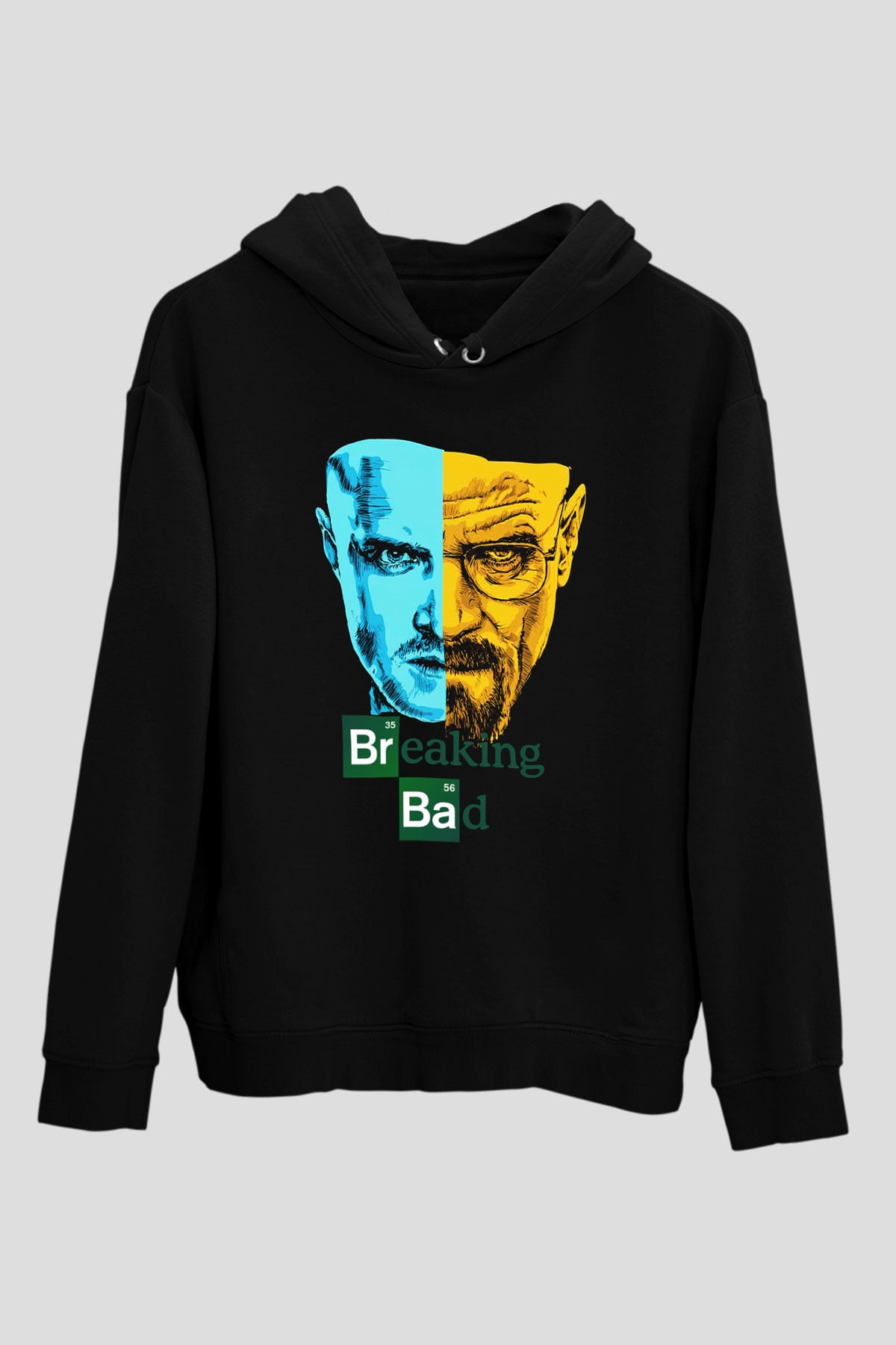 Breaking Bad Heisenberg Siyah Unisex Hoodie