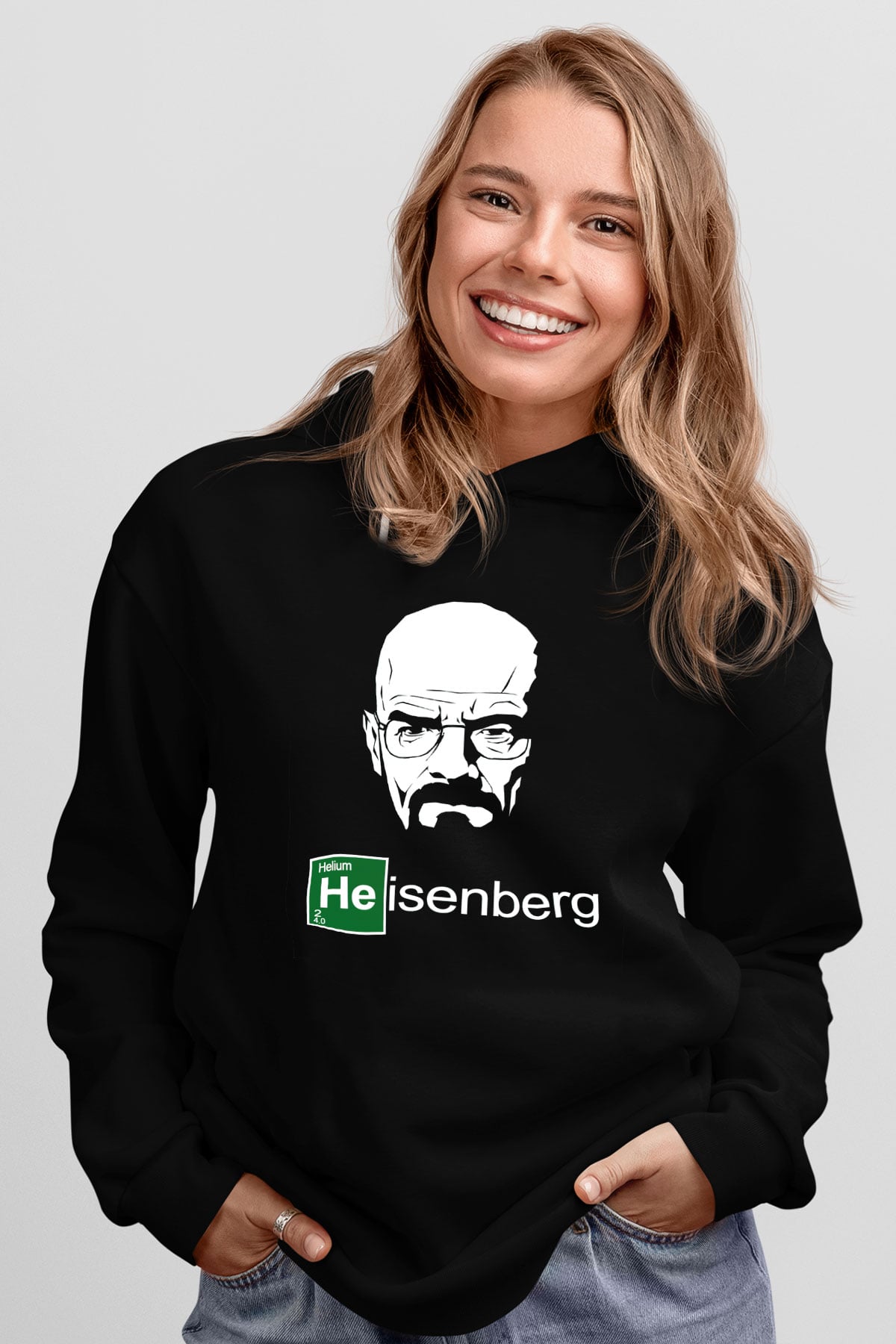Breaking Bad Heisenberg Siyah Unisex Hoodie