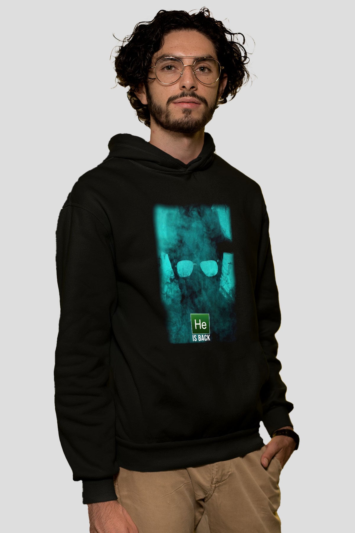 Breaking Bad Heisenberg Siyah Unisex Hoodie
