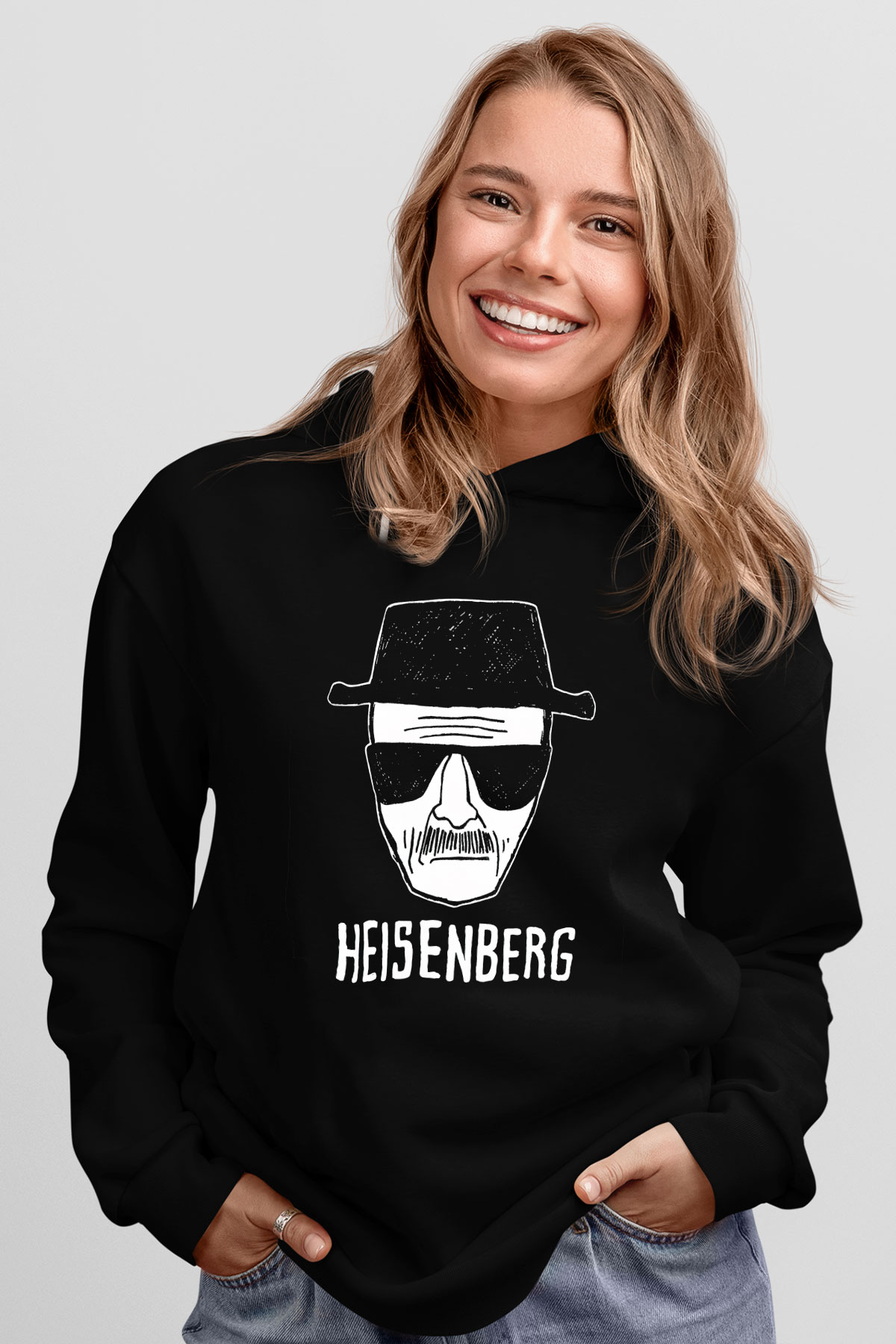 Breaking Bad Heisenberg Siyah Unisex Hoodie