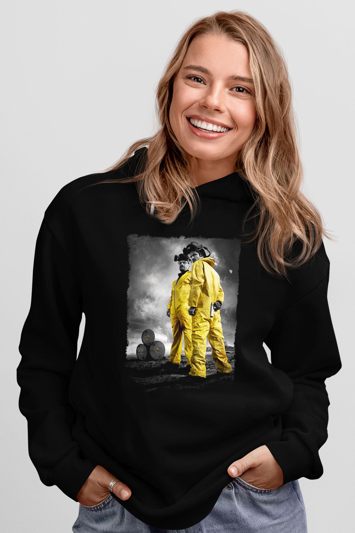 Breaking Bad Heisenberg Siyah Unisex Hoodie