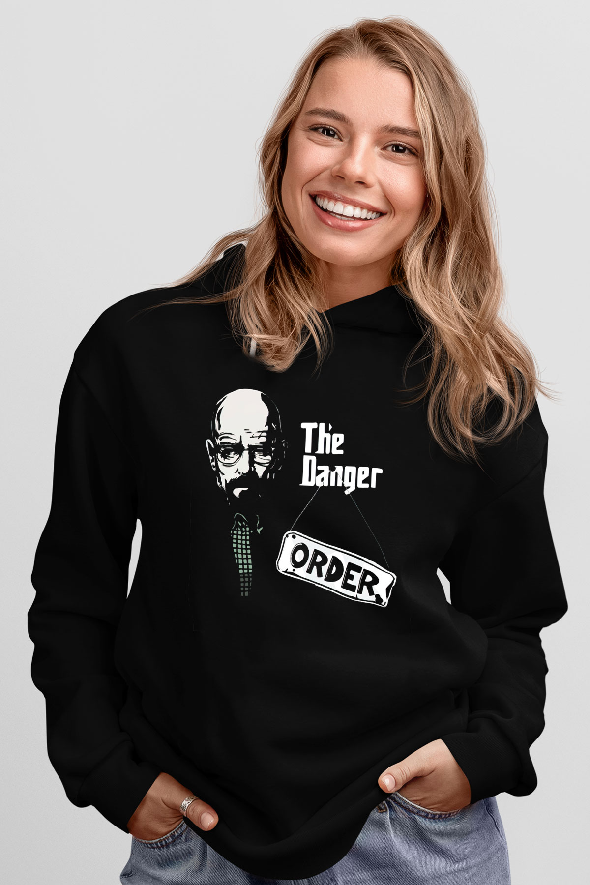 Breaking Bad Heisenberg Siyah Unisex Hoodie