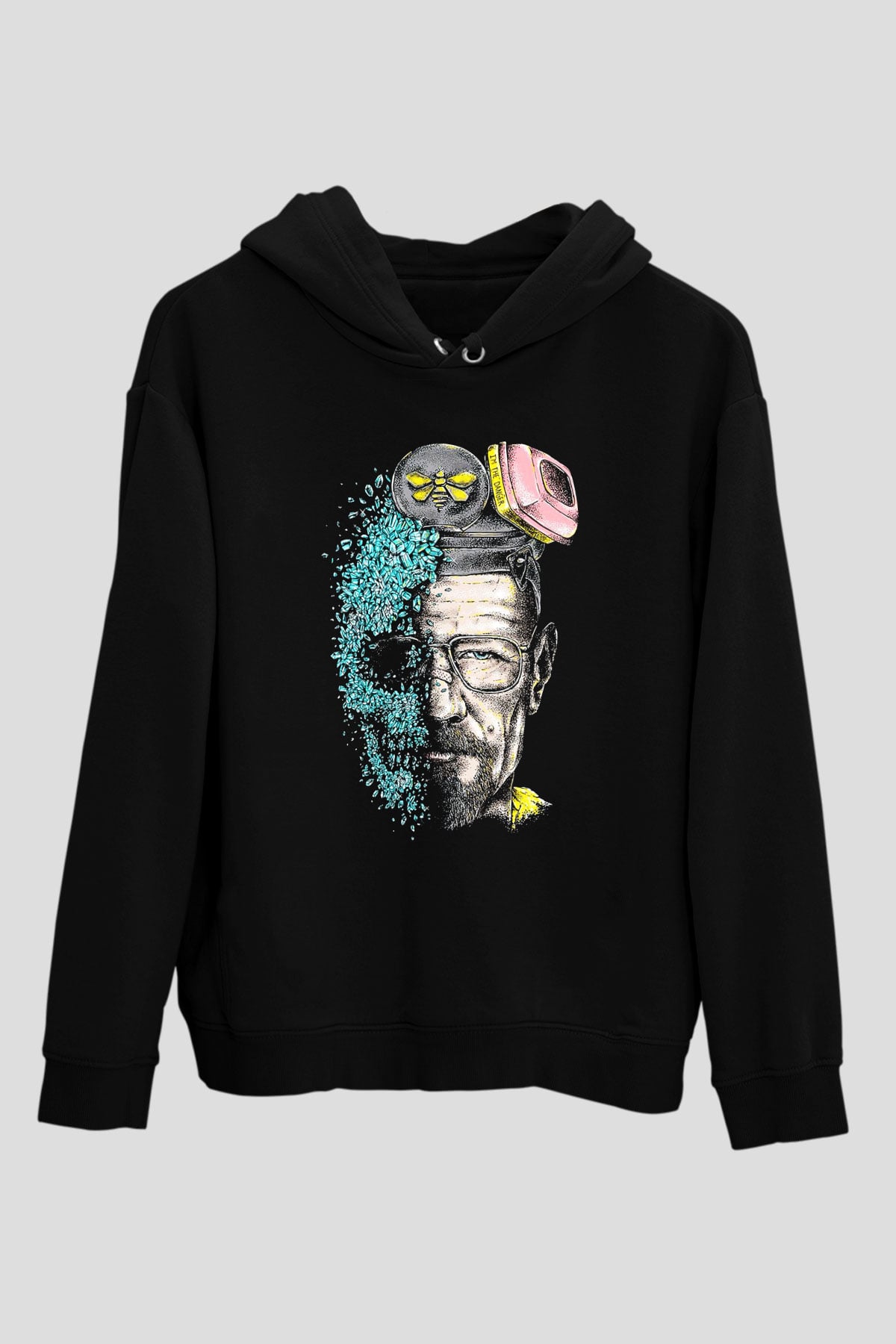 Breaking Bad Heisenberg Siyah Unisex Hoodie