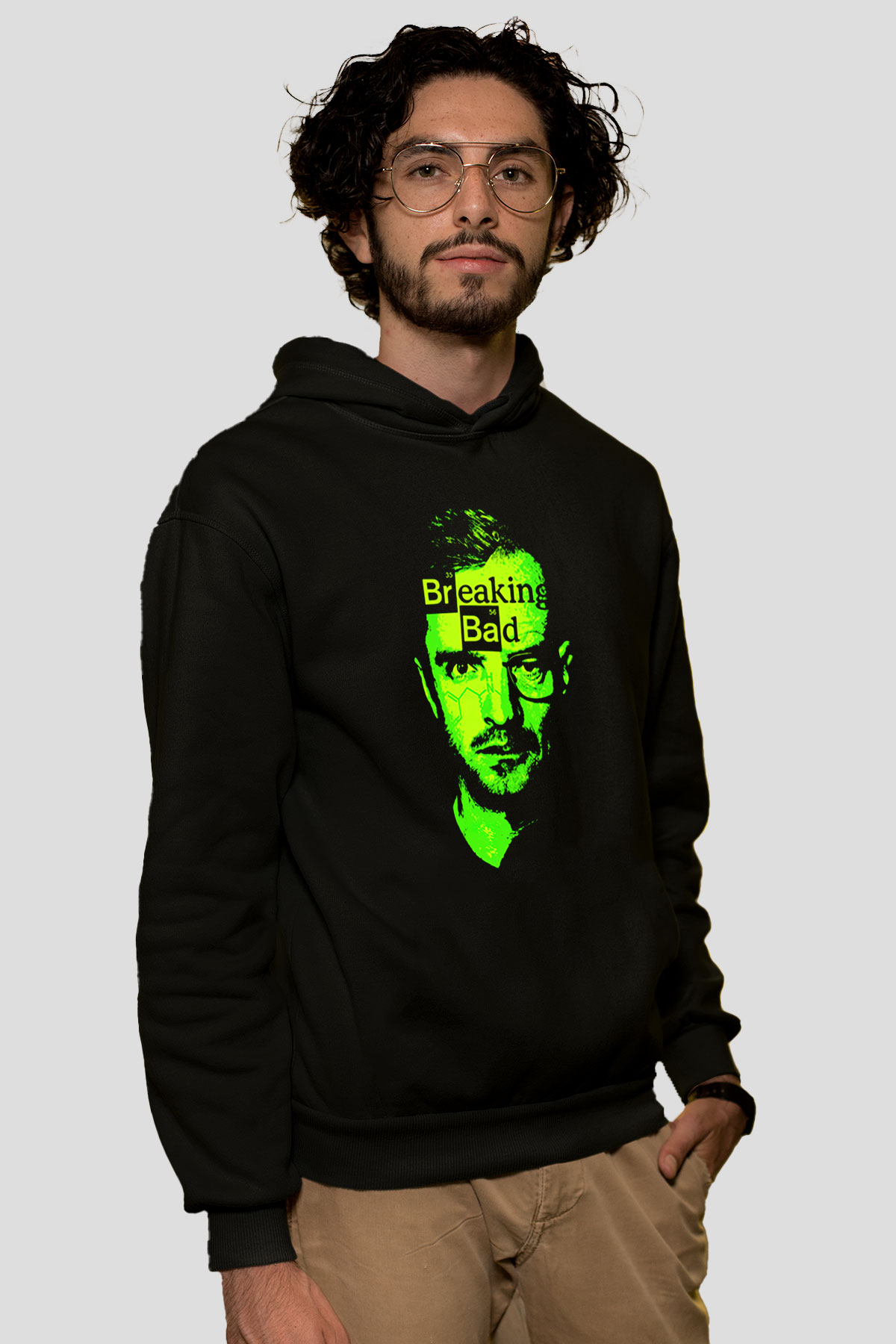 Breaking Bad Heisenberg Siyah Unisex Hoodie