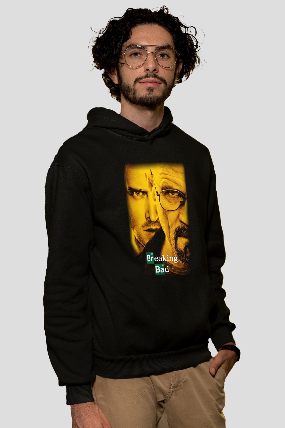 Breaking Bad Heisenberg Siyah Unisex Hoodie