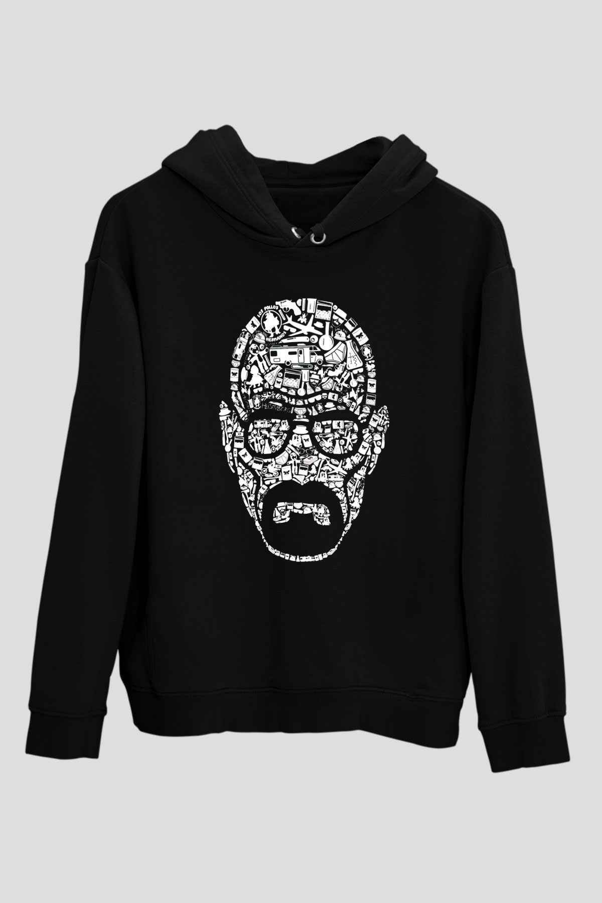 Breaking Bad Heisenberg Siyah Unisex Hoodie