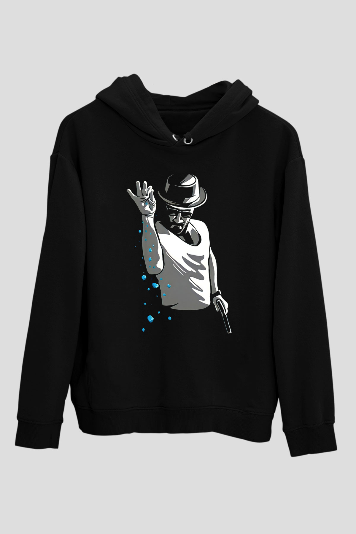 Breaking Bad Heisenberg Siyah Unisex Hoodie