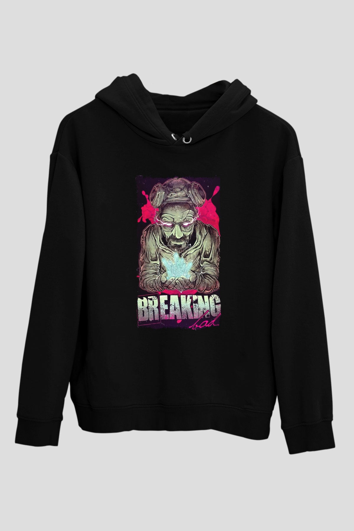 Breaking Bad Heisenberg Siyah Unisex Hoodie