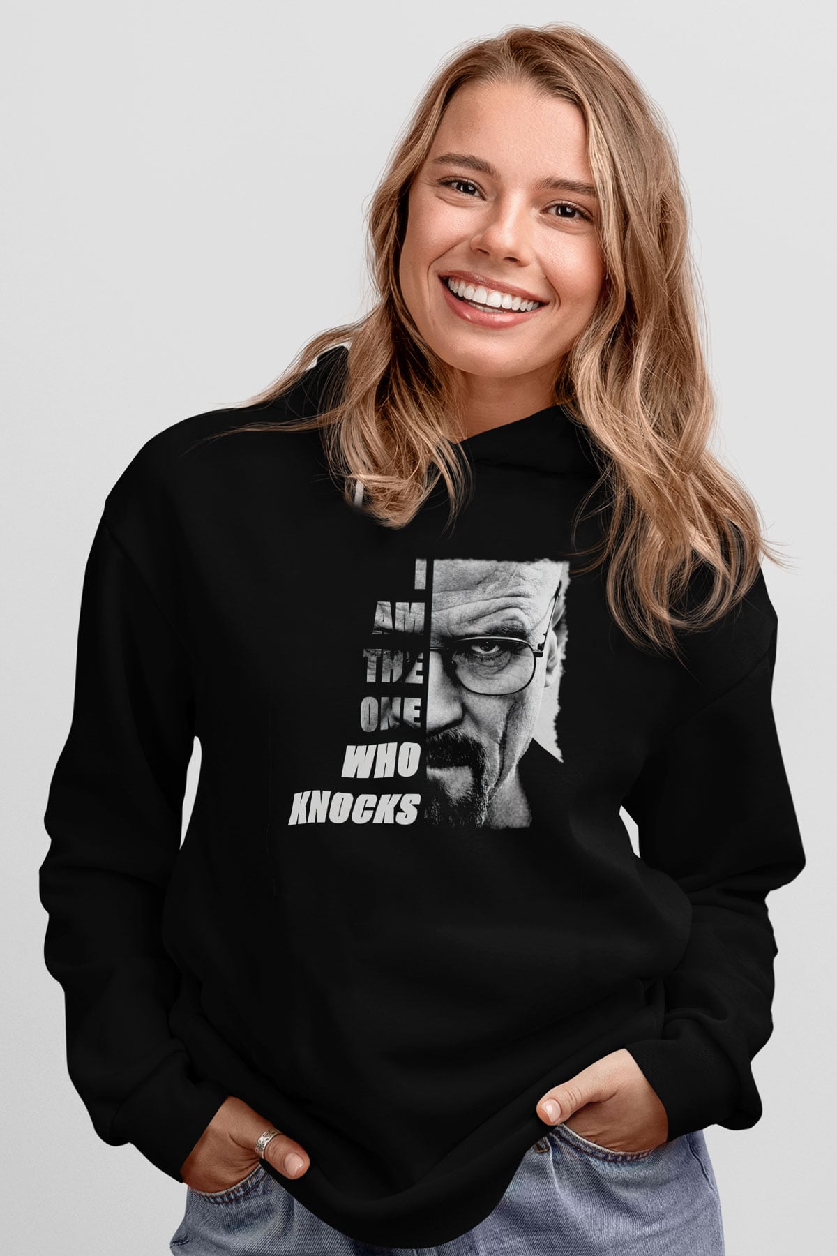 Breaking Bad Heisenberg Siyah Unisex Hoodie