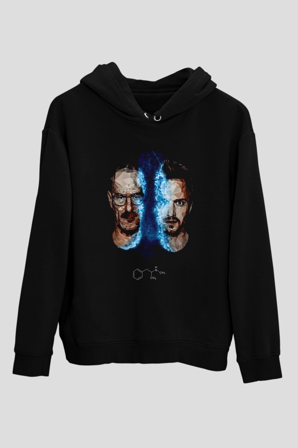 Breaking Bad Heisenberg Siyah Unisex Hoodie