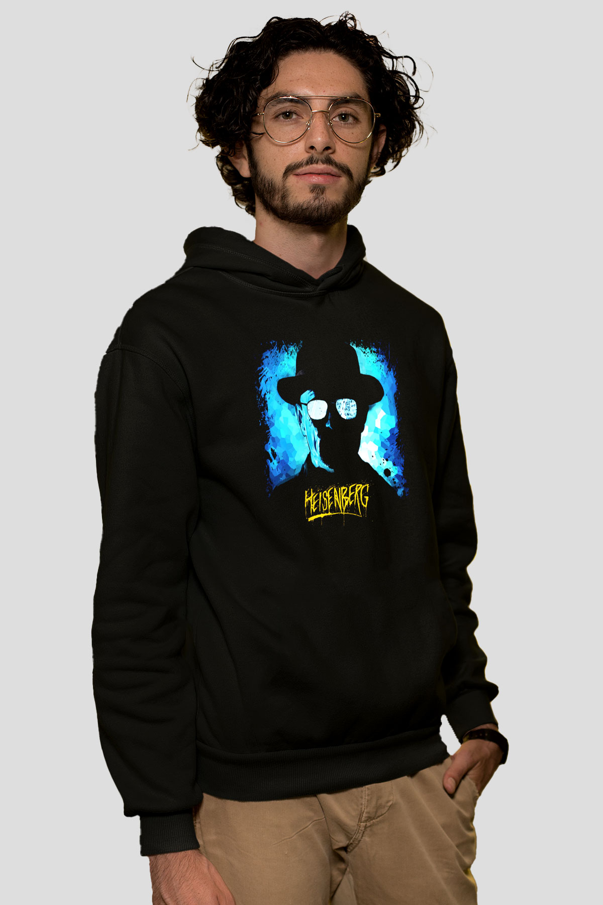 Breaking Bad Heisenberg Siyah Unisex Hoodie