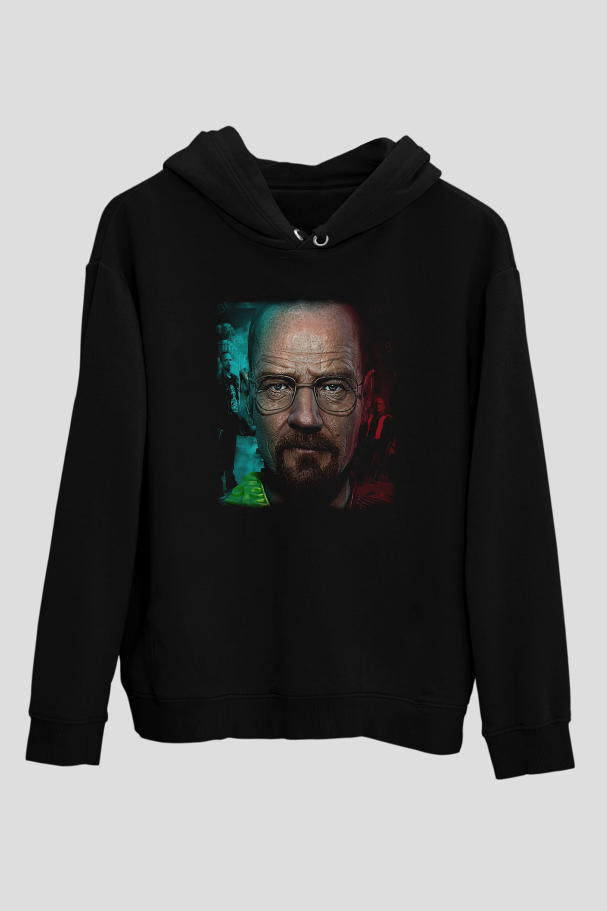 Breaking Bad Heisenberg Siyah Unisex Hoodie