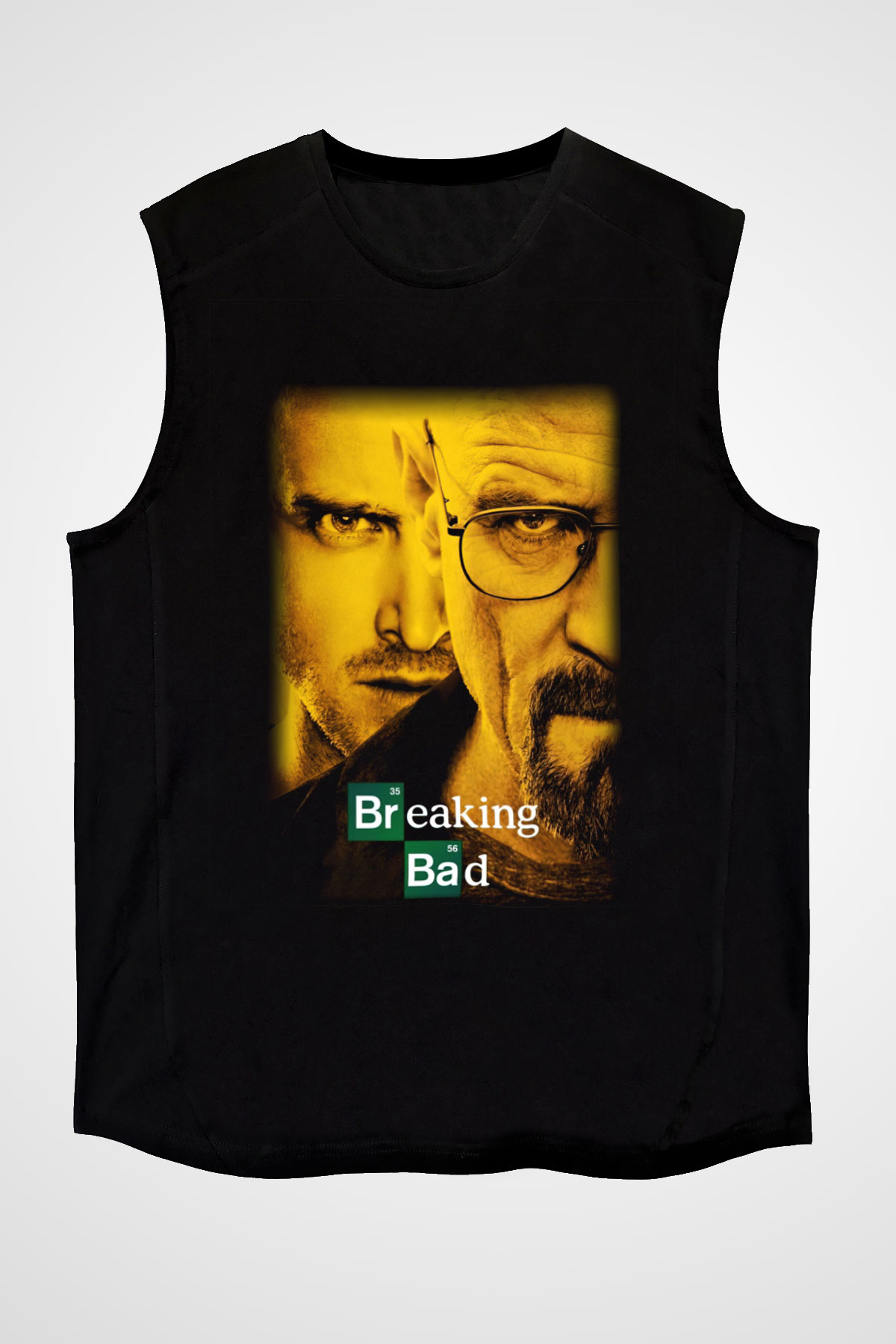 Breaking Bad Heisenberg Siyah Unisex Kolsuz Tişört