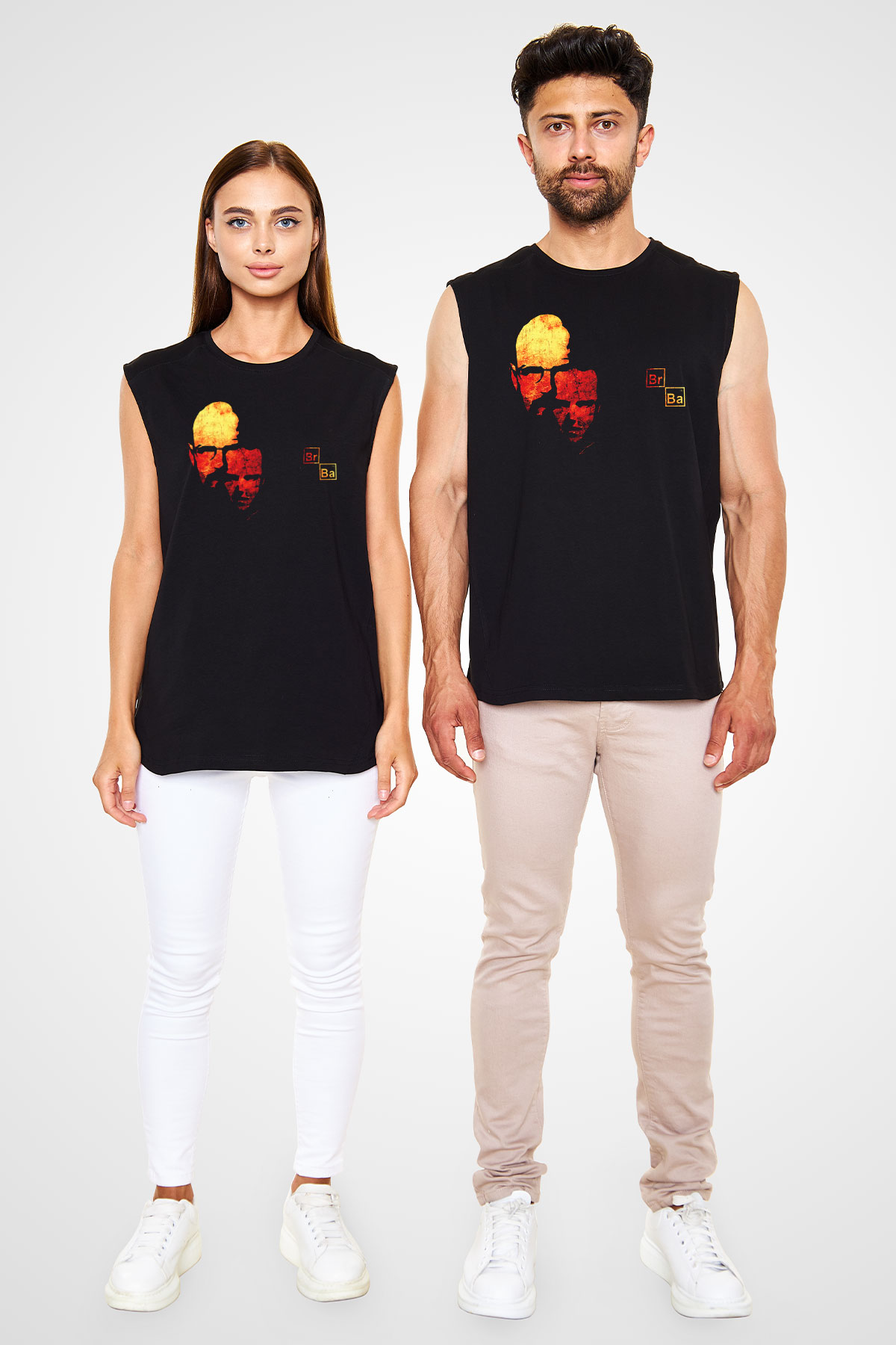 Breaking Bad Heisenberg Siyah Unisex Kolsuz Tişört