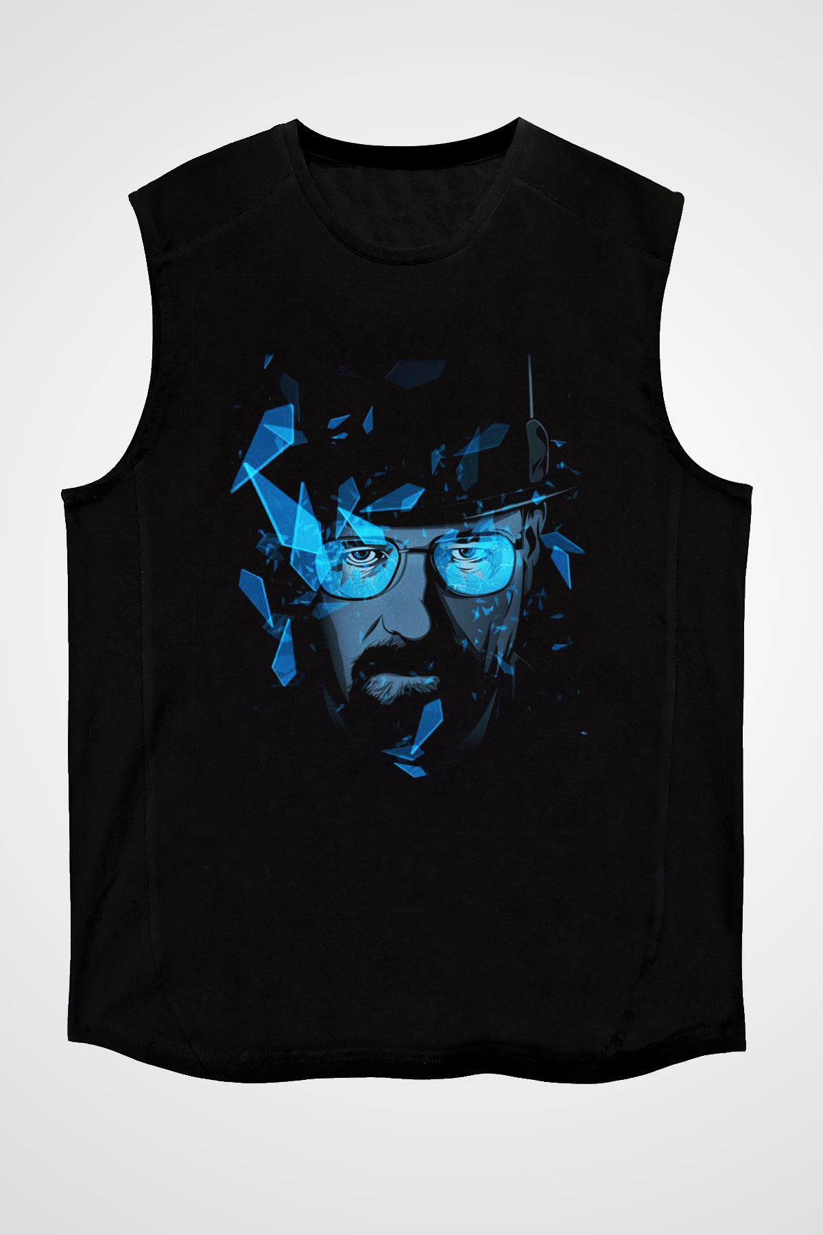 Breaking Bad Heisenberg Siyah Unisex Kolsuz Tişört