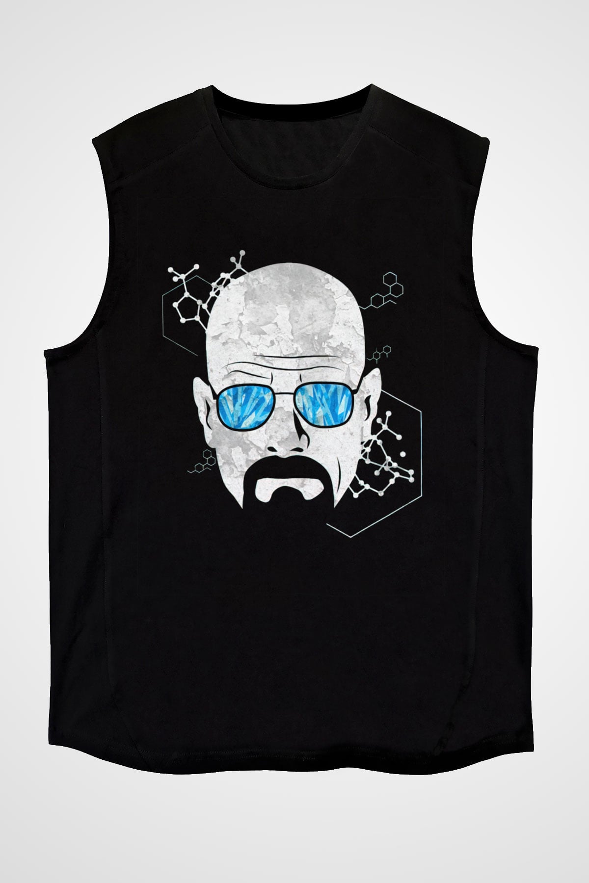 Breaking Bad Heisenberg Siyah Unisex Kolsuz Tişört