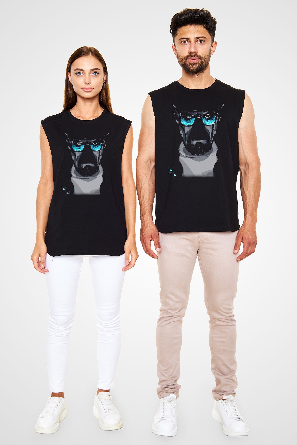 Breaking Bad Heisenberg Siyah Unisex Kolsuz Tişört