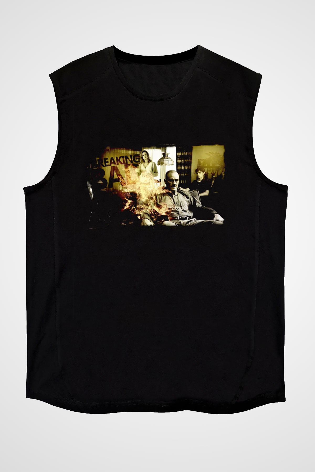 Breaking Bad Heisenberg Siyah Unisex Kolsuz Tişört