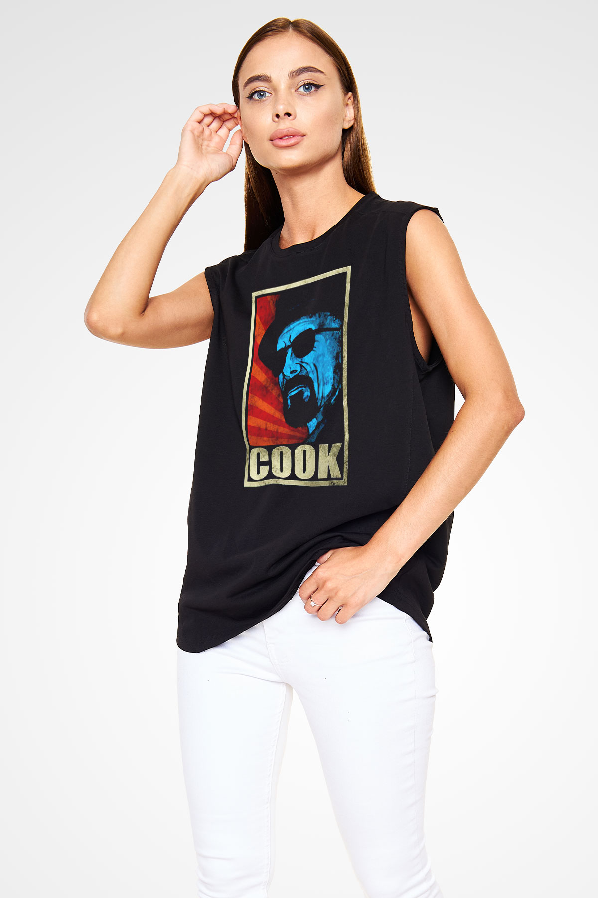 Breaking Bad Heisenberg Siyah Unisex Kolsuz Tişört