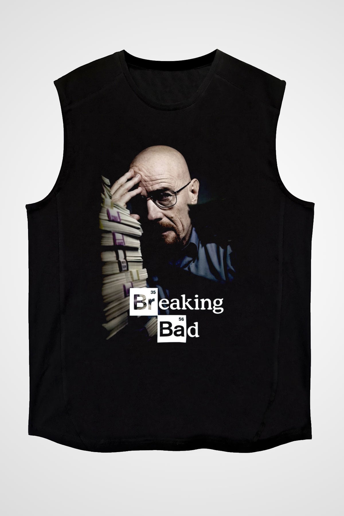 Breaking Bad Heisenberg Siyah Unisex Kolsuz Tişört