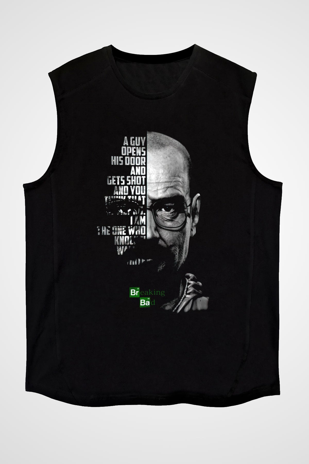 Breaking Bad Heisenberg Siyah Unisex Kolsuz Tişört