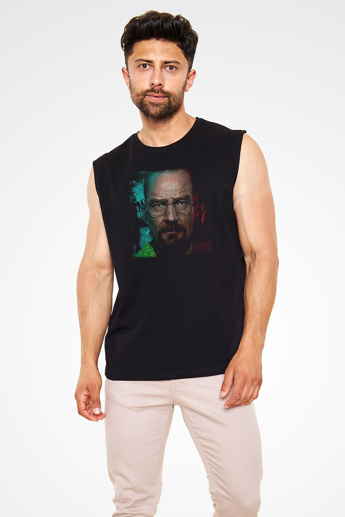 Breaking Bad Heisenberg Siyah Unisex Kolsuz Tişört