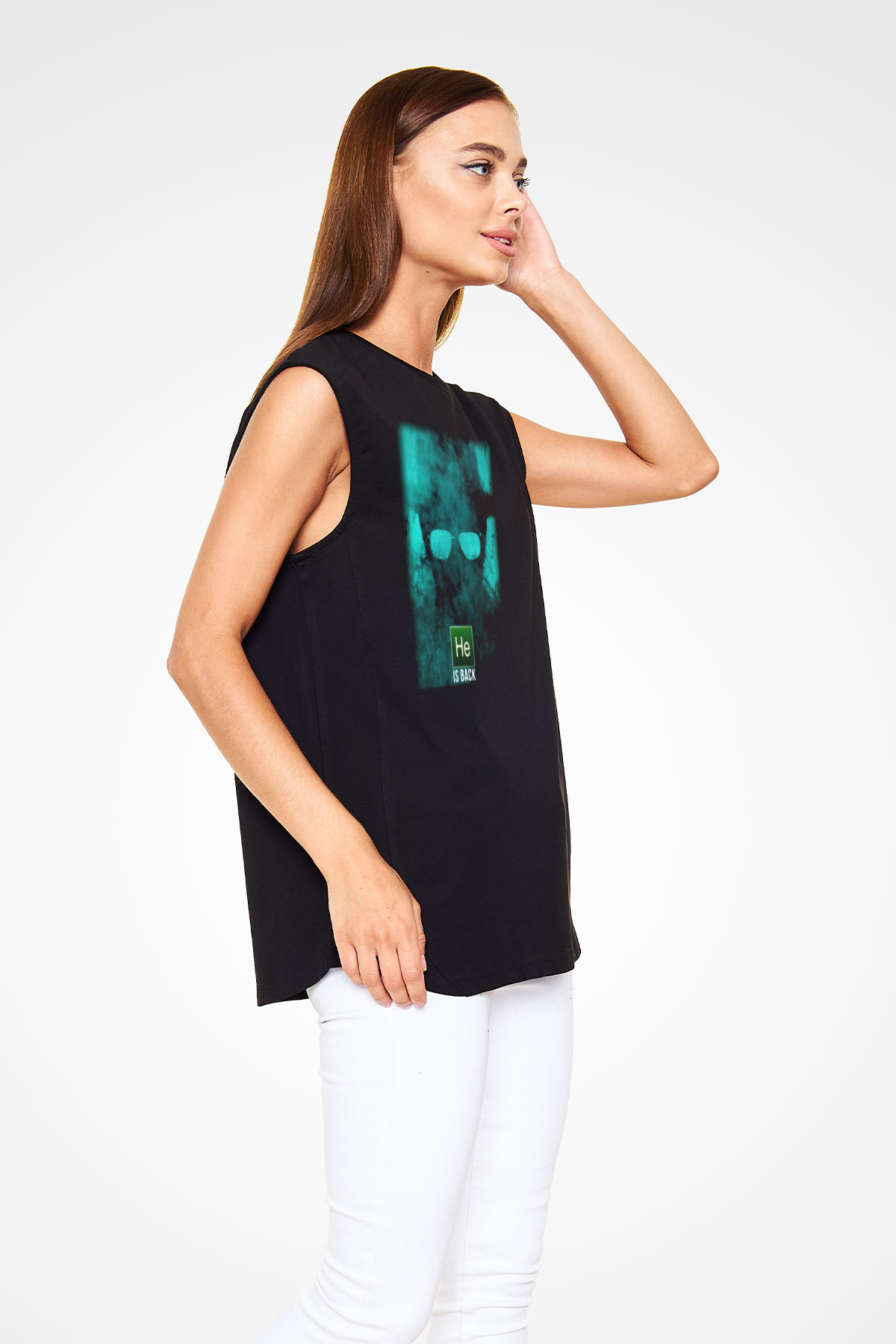 Breaking Bad Heisenberg Siyah Unisex Kolsuz Tişört