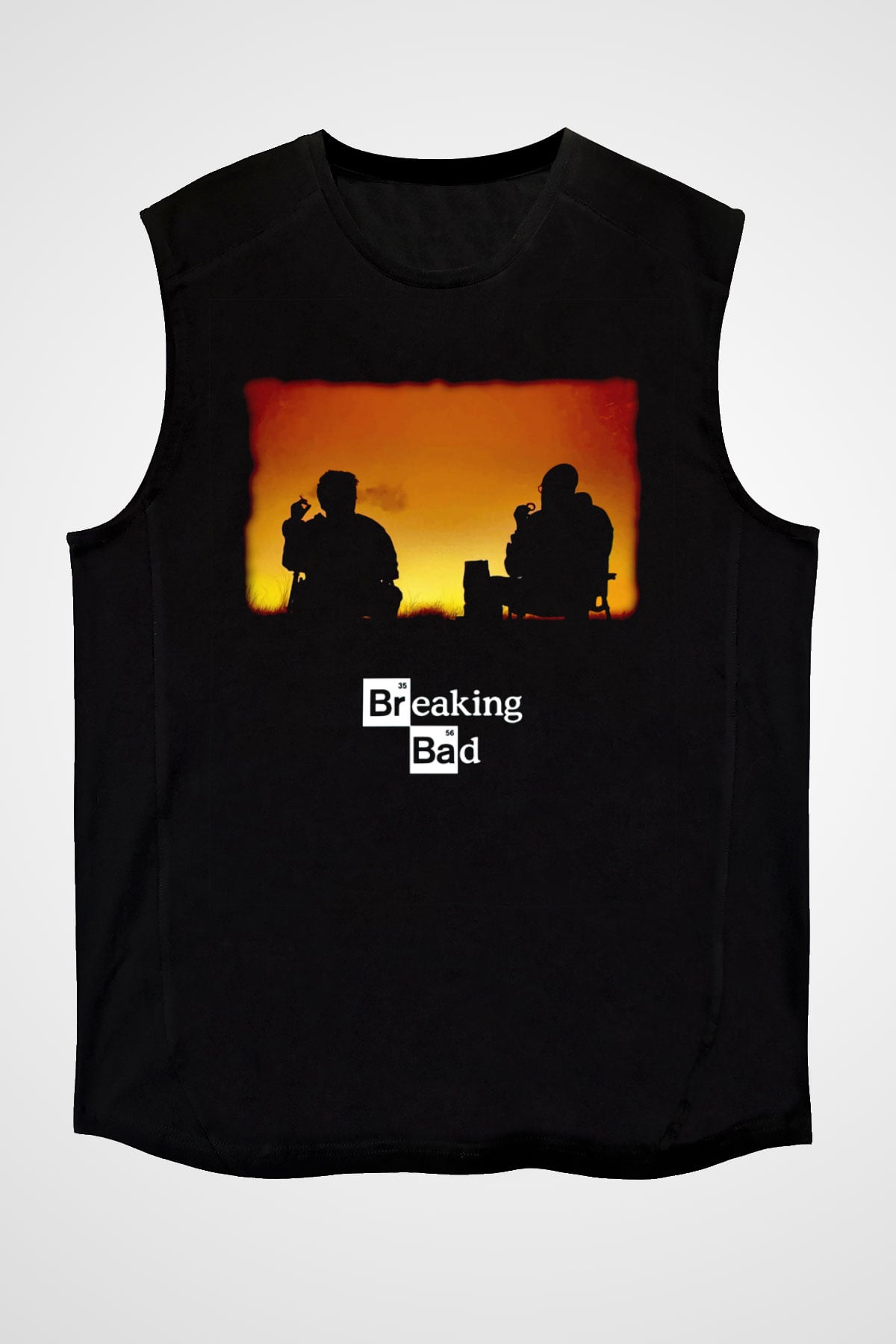 Breaking Bad Heisenberg Siyah Unisex Kolsuz Tişört
