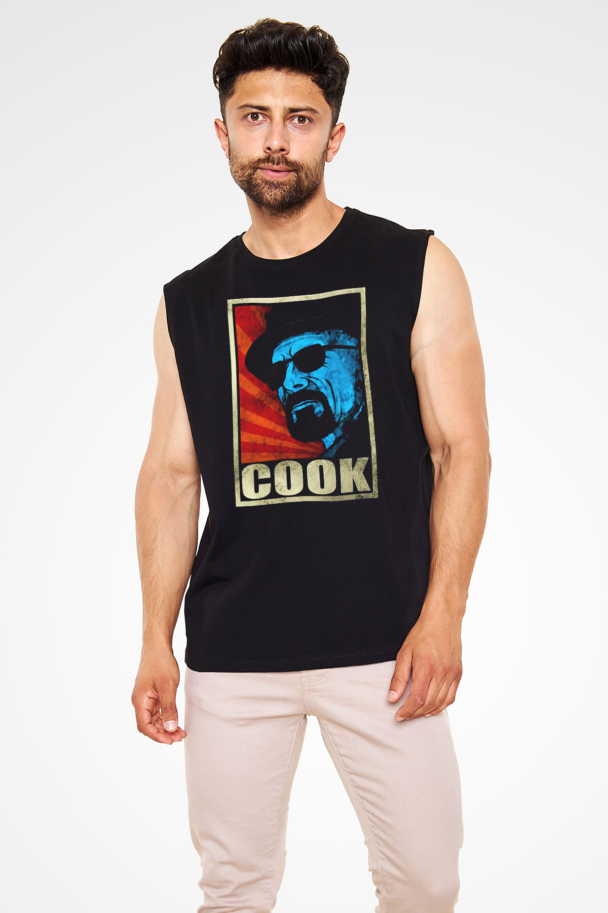 Breaking Bad Heisenberg Siyah Unisex Kolsuz Tişört