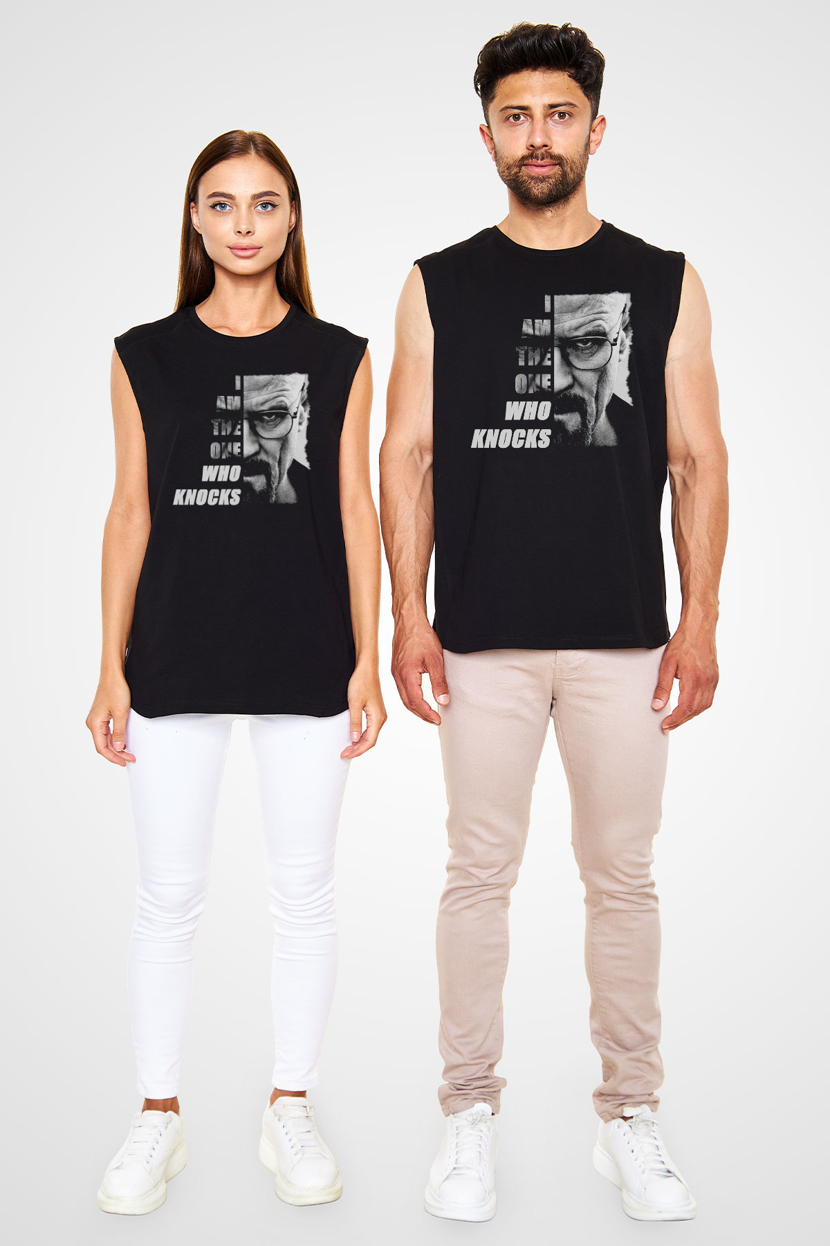Breaking Bad Heisenberg Siyah Unisex Kolsuz Tişört