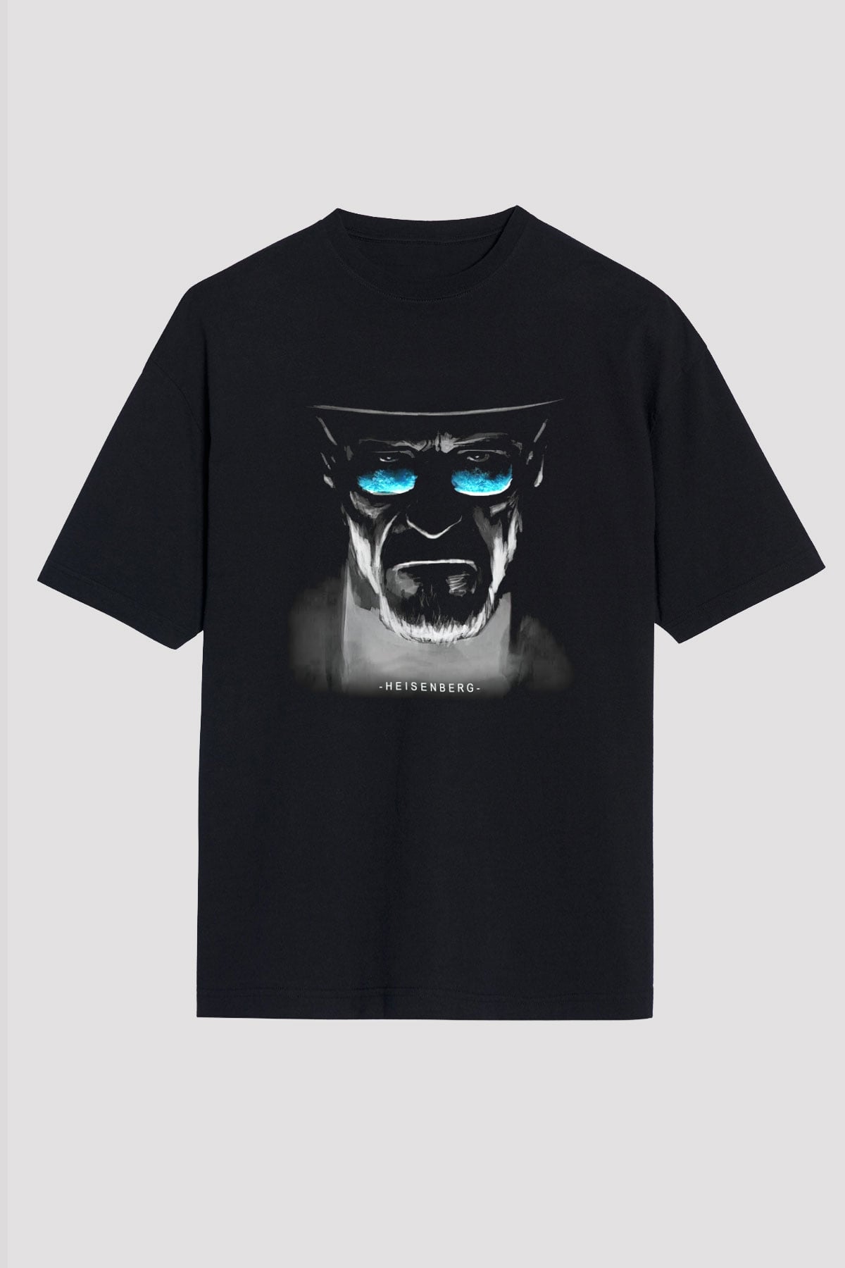 Breaking Bad Heisenberg Siyah Unisex Oversize Tişört T-Shirt