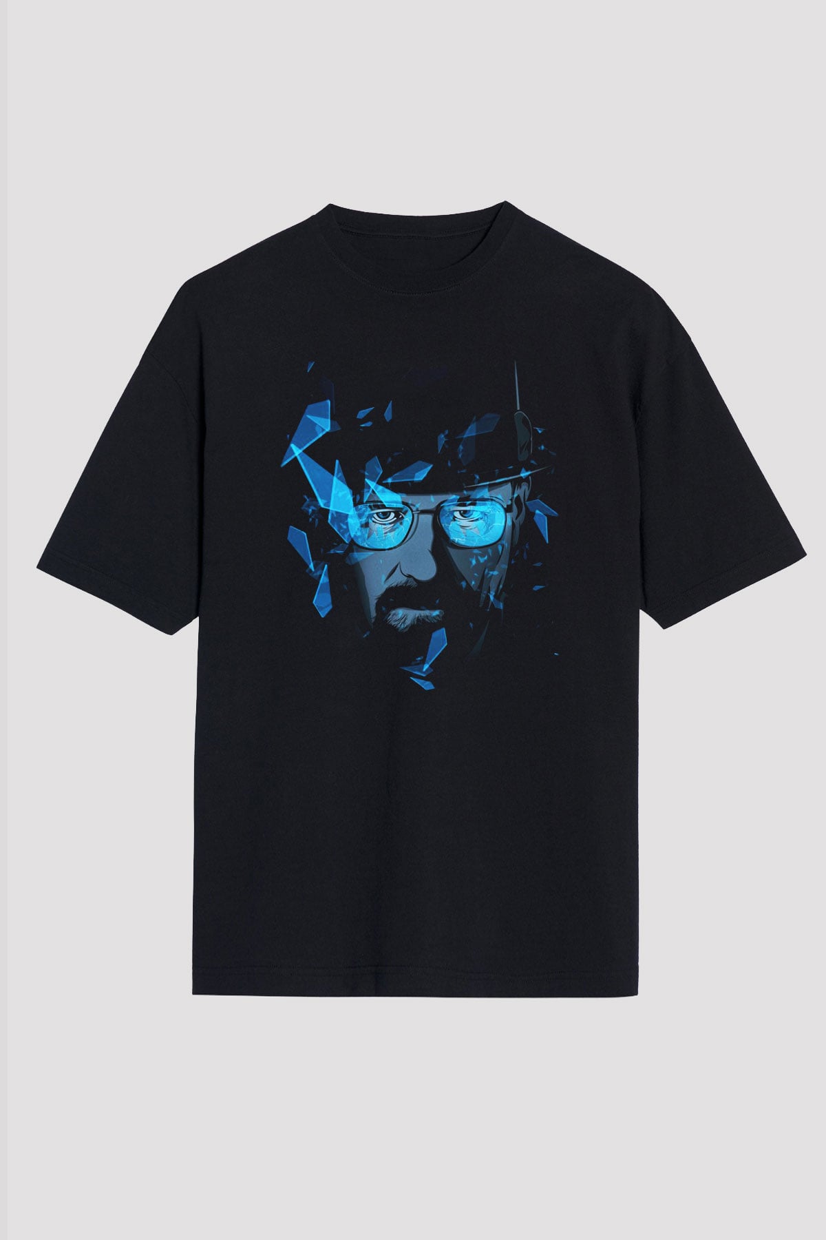 Breaking Bad Heisenberg Siyah Unisex Oversize Tişört T-Shirt