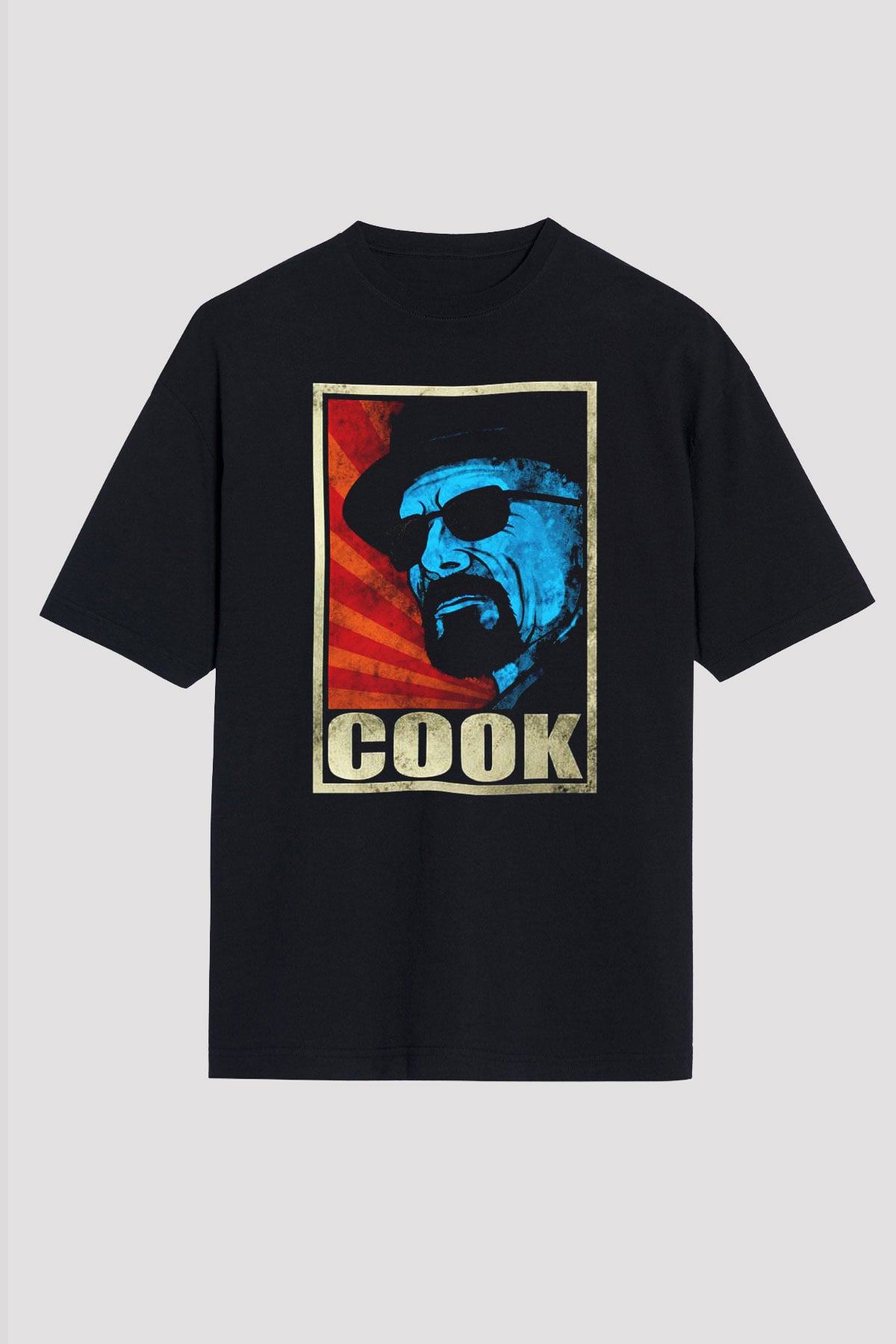 Breaking Bad Heisenberg Siyah Unisex Oversize Tişört T-Shirt