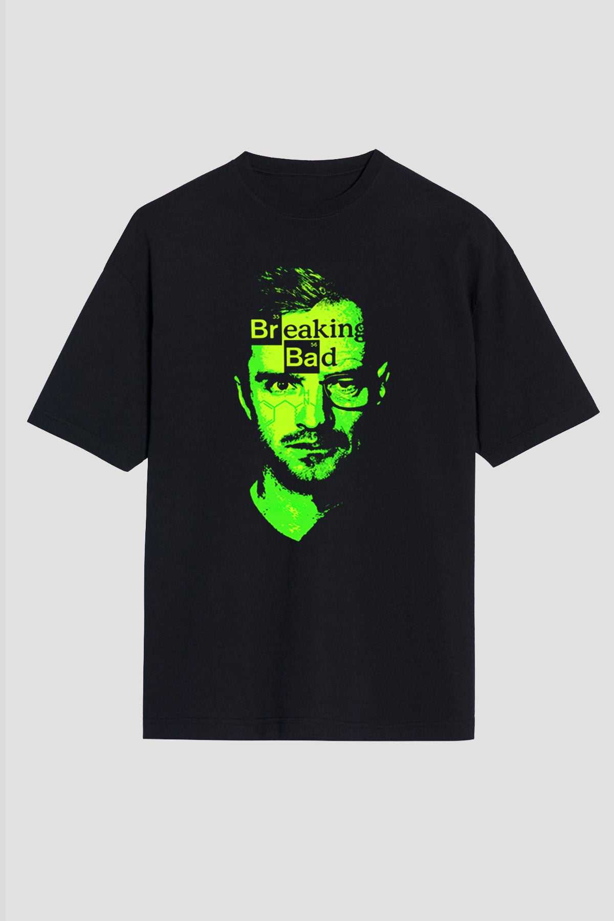 Breaking Bad Heisenberg Siyah Unisex Oversize Tişört T-Shirt