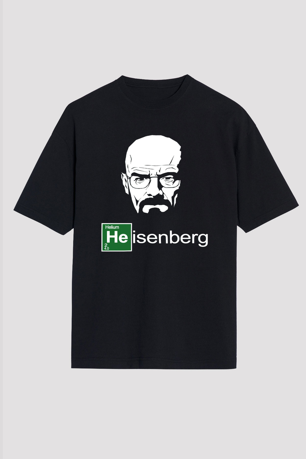 Breaking Bad Heisenberg Siyah Unisex Oversize Tişört T-Shirt