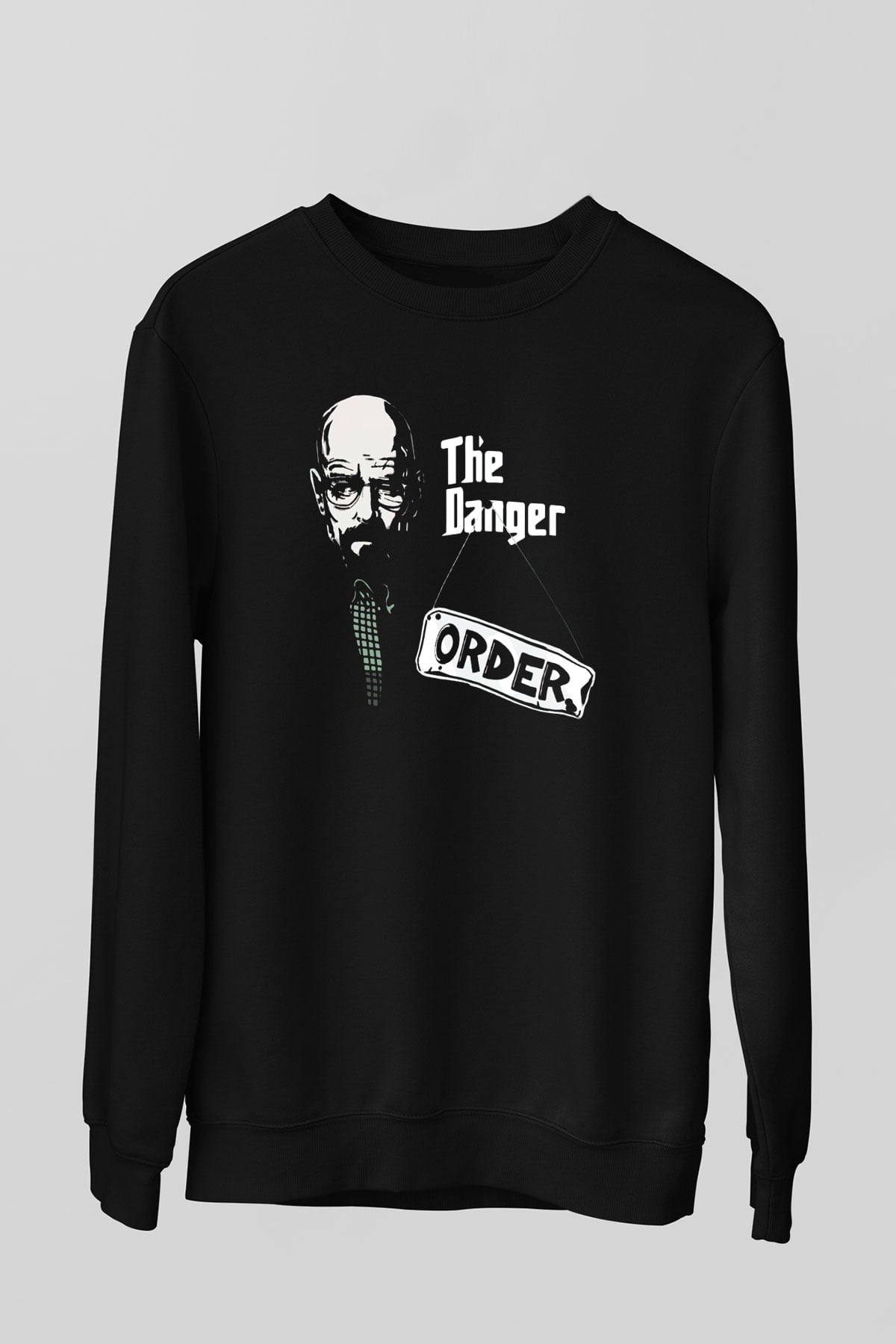 Breaking Bad Heisenberg Siyah Unisex Sweatshirt