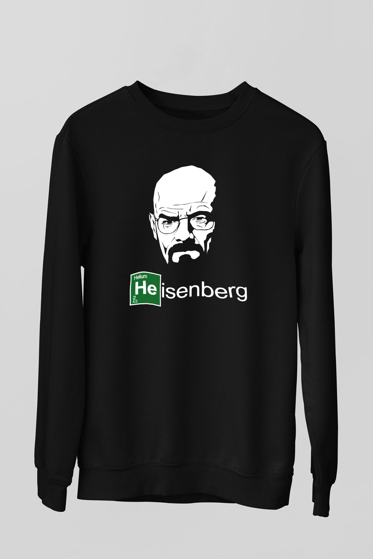 Breaking Bad Heisenberg Siyah Unisex Sweatshirt