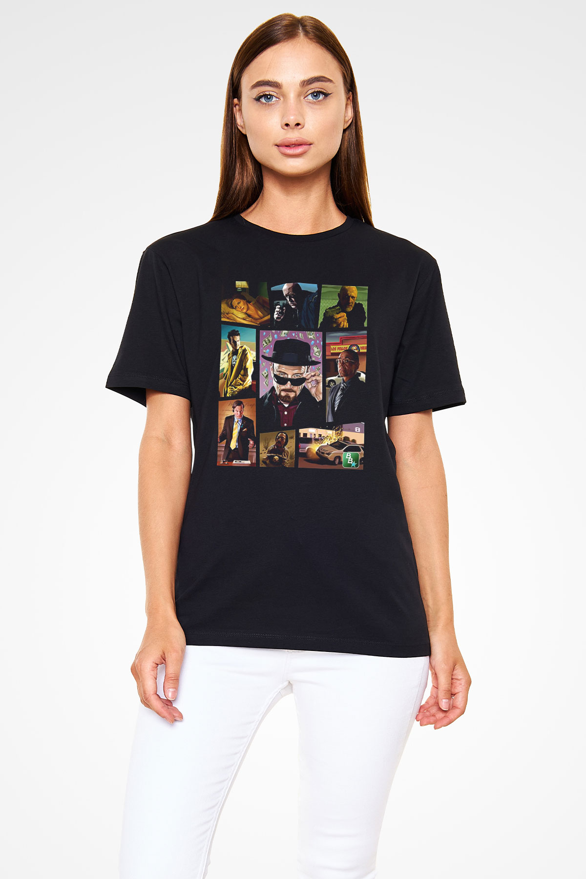 Breaking Bad Heisenberg Siyah Unisex Tişört T-Shirt