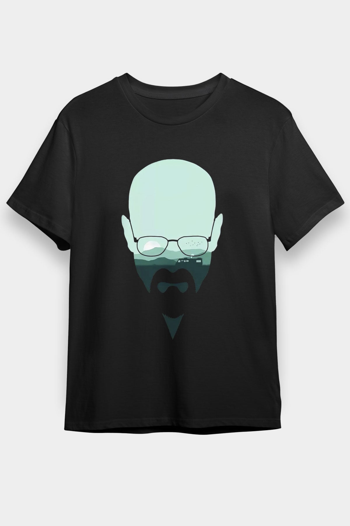 Breaking Bad Heisenberg Siyah Unisex Tişört T-Shirt
