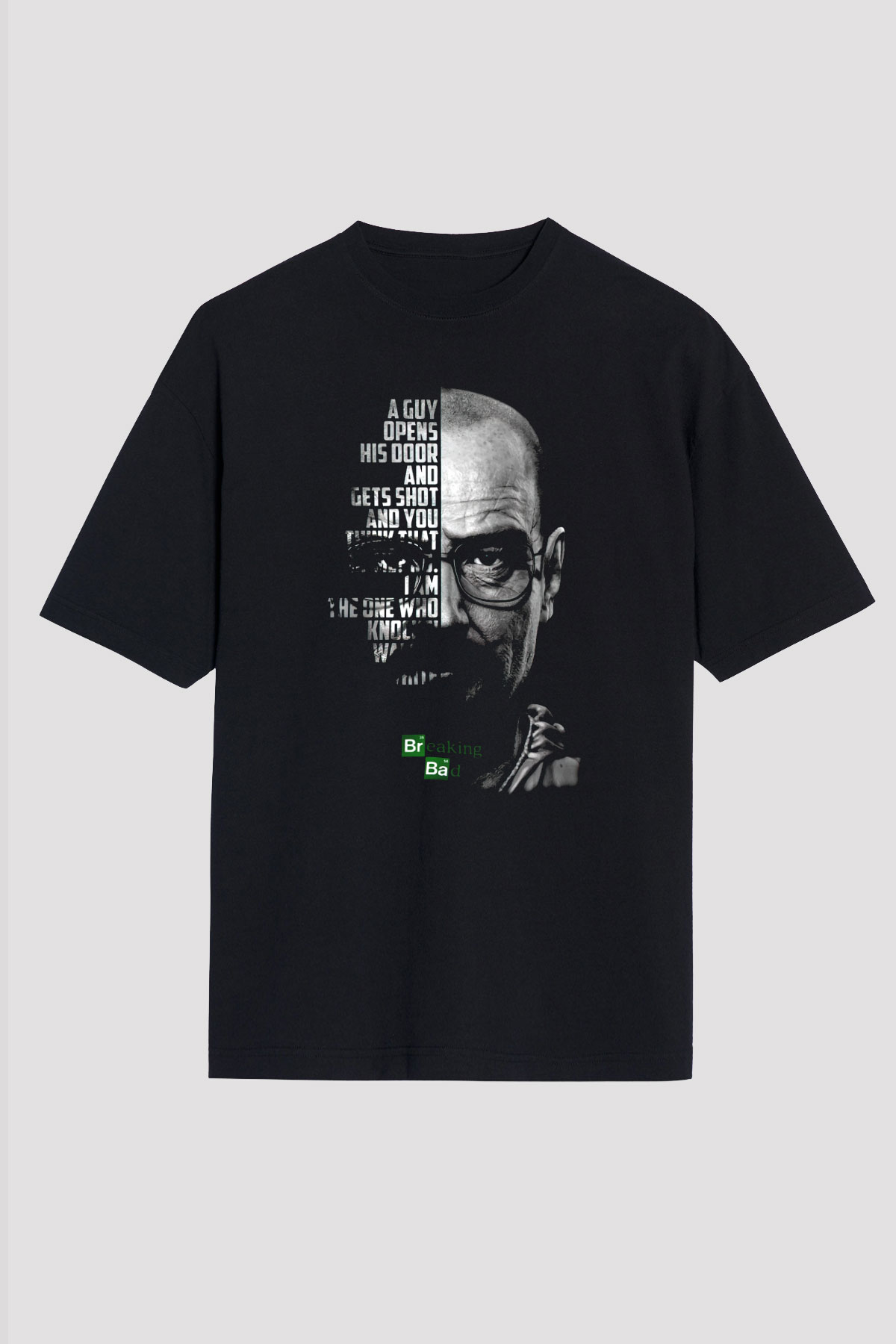 Breaking Bad Heisenberg Siyah Unisex Tişört T-Shirt