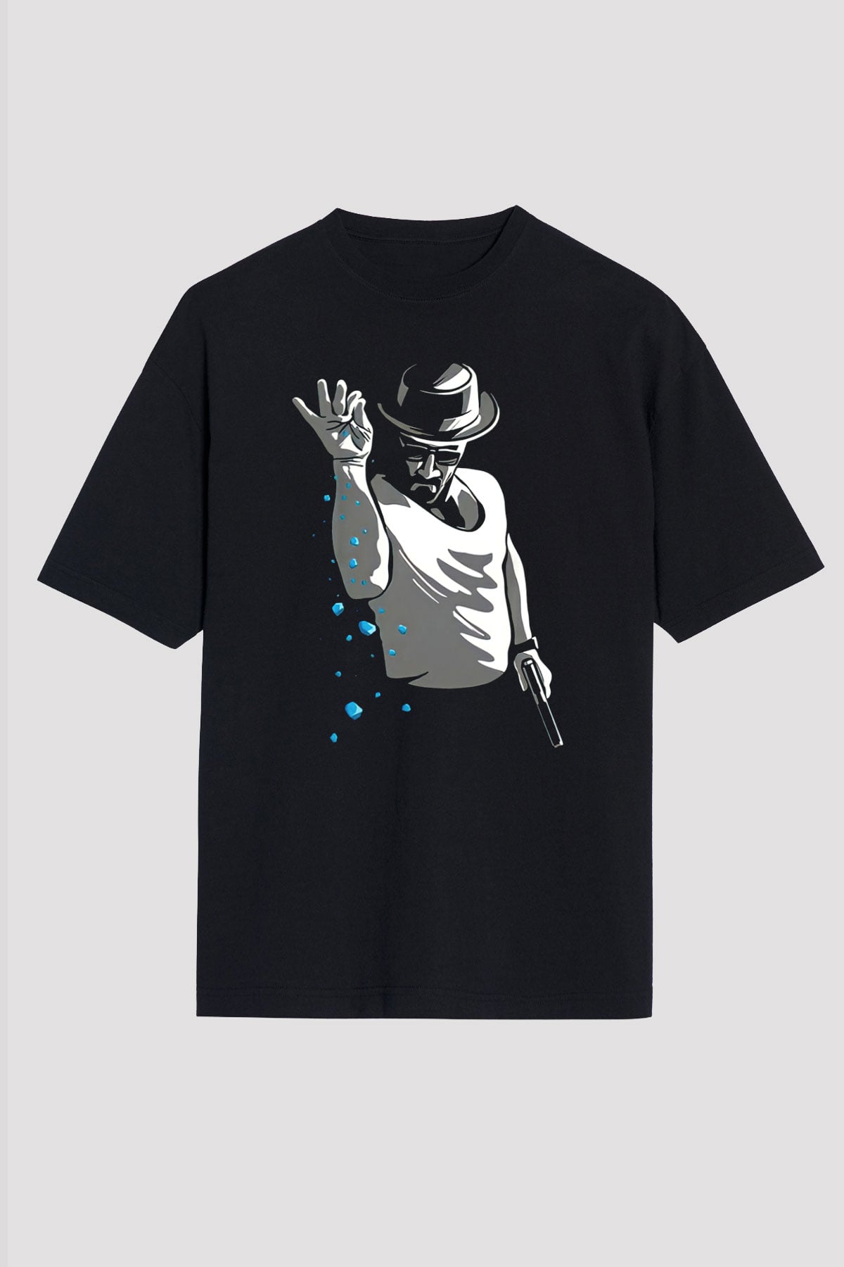 Breaking Bad Heisenberg Siyah Unisex Tişört T-Shirt