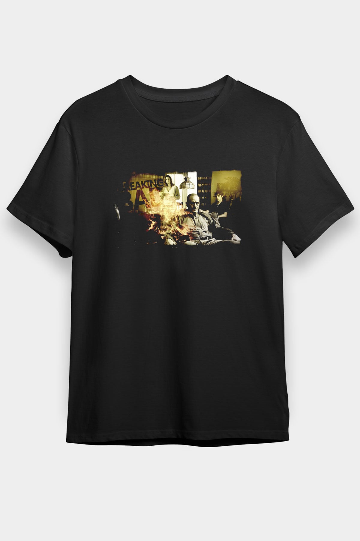 Breaking Bad Heisenberg Siyah Unisex Tişört T-Shirt