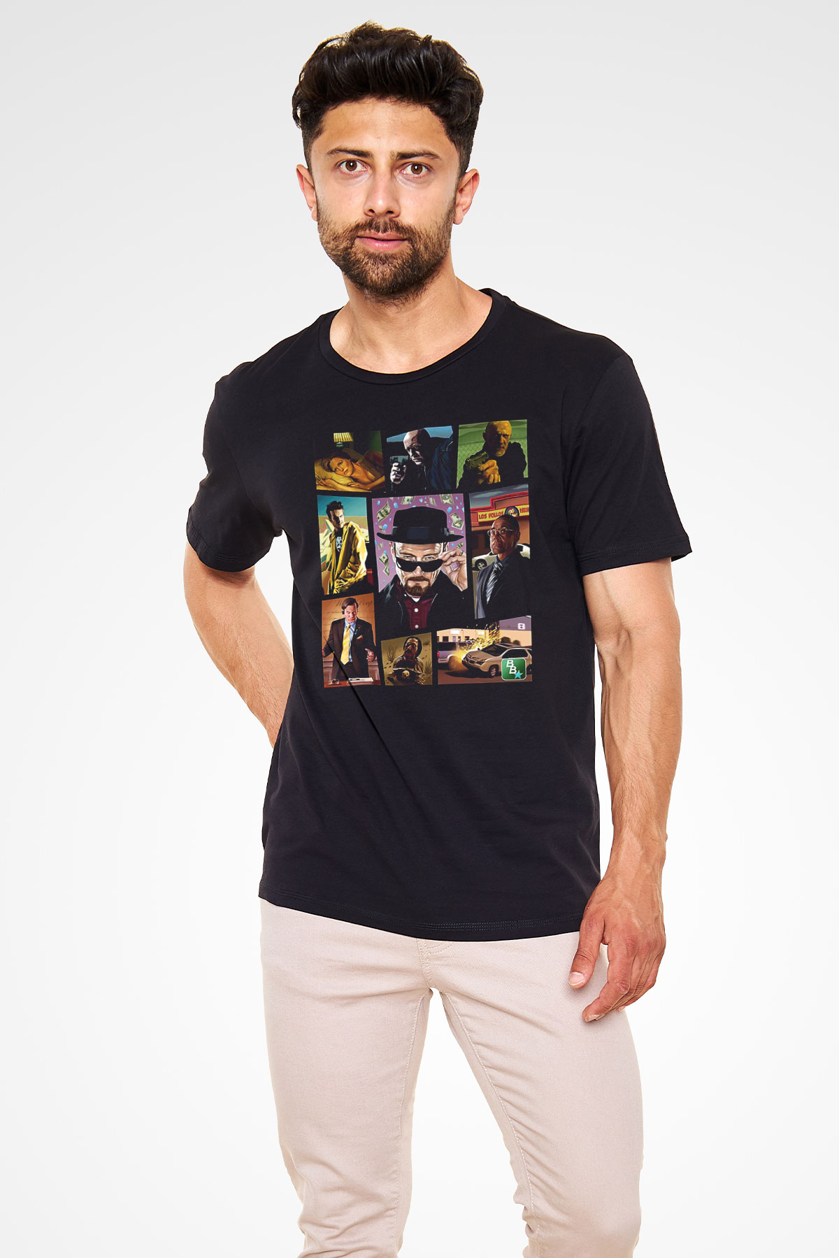 Breaking Bad Heisenberg Siyah Unisex Tişört T-Shirt