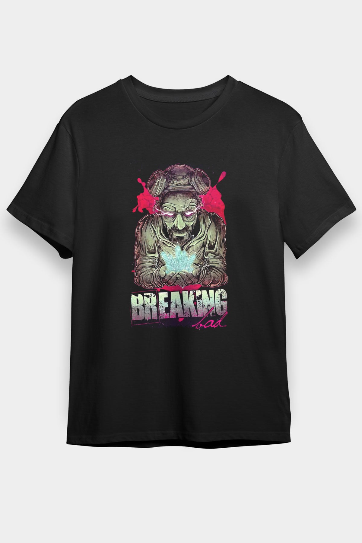Breaking Bad Heisenberg Siyah Unisex Tişört T-Shirt