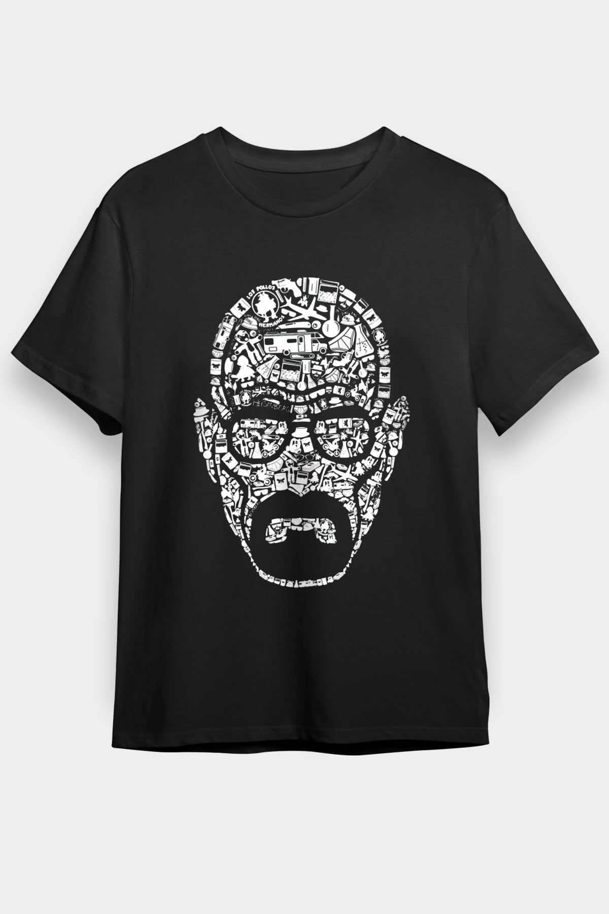 Breaking Bad Heisenberg Siyah Unisex Tişört T-Shirt