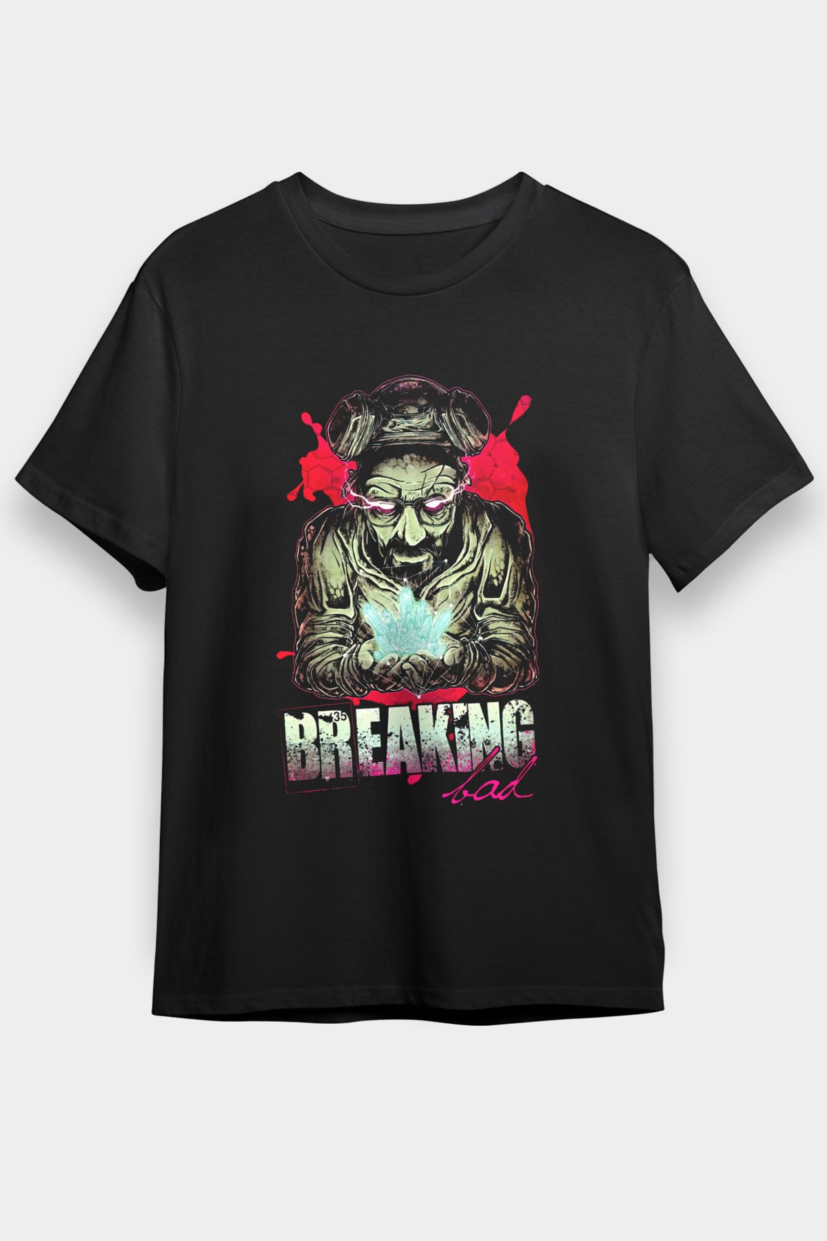 Breaking Bad Heisenberg Siyah Unisex Tişört T-Shirt