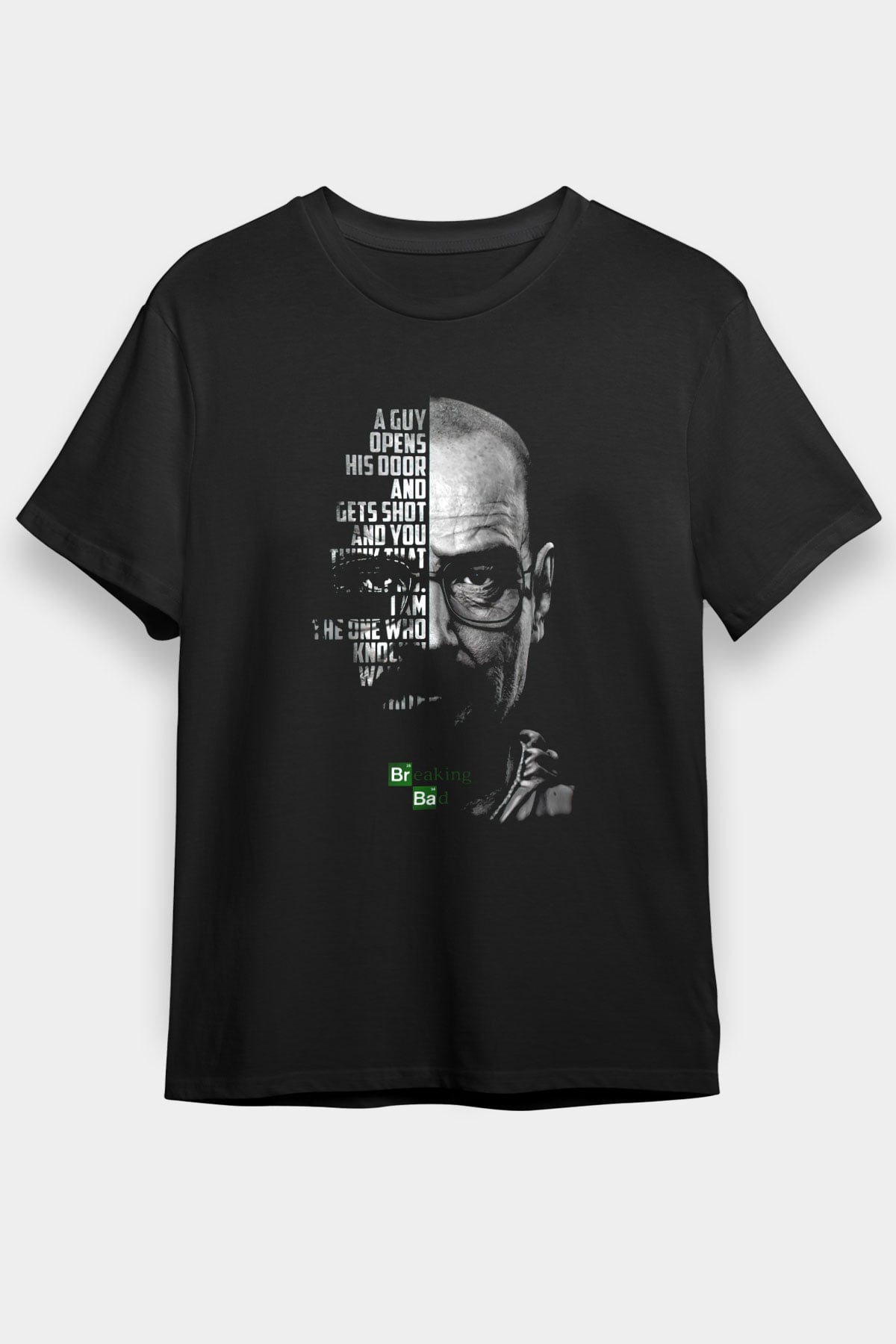 Breaking Bad Heisenberg Siyah Unisex Tişört T-Shirt